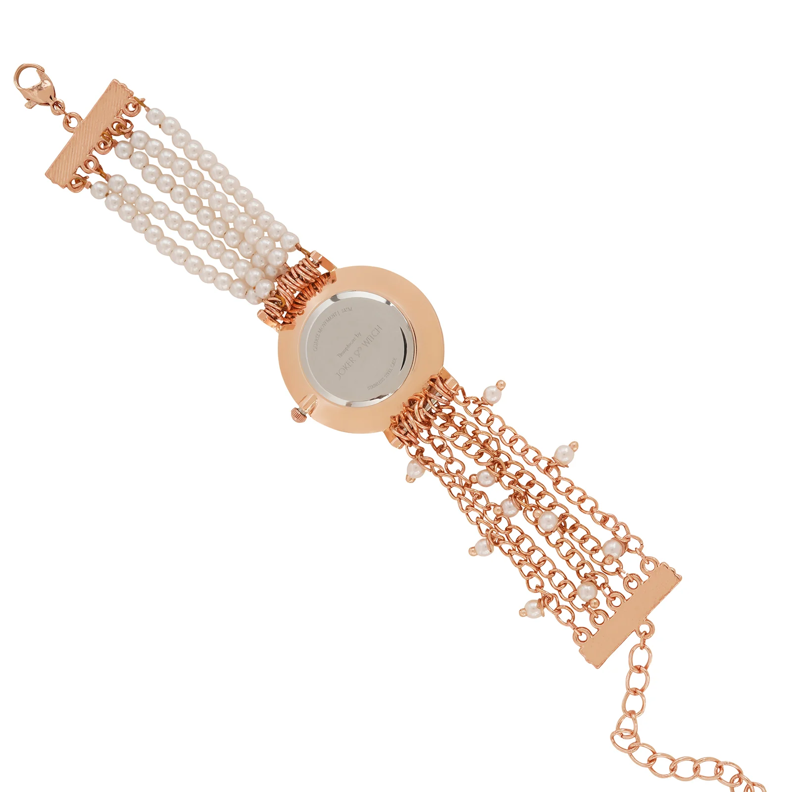 Constance White MOP Medium Dial Rose Gold Pearl Strap Women's Watch - Image 8