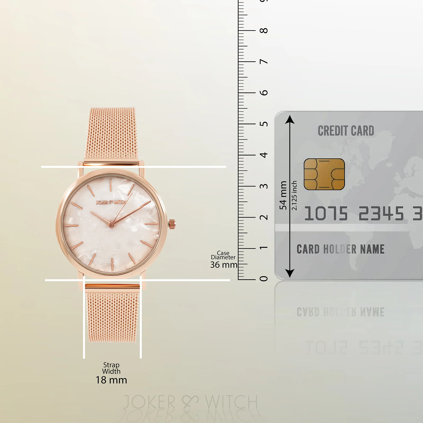 Copenhagen Rose Gold MOP Medium Dial Mesh Strap Women's Watch - Image 8