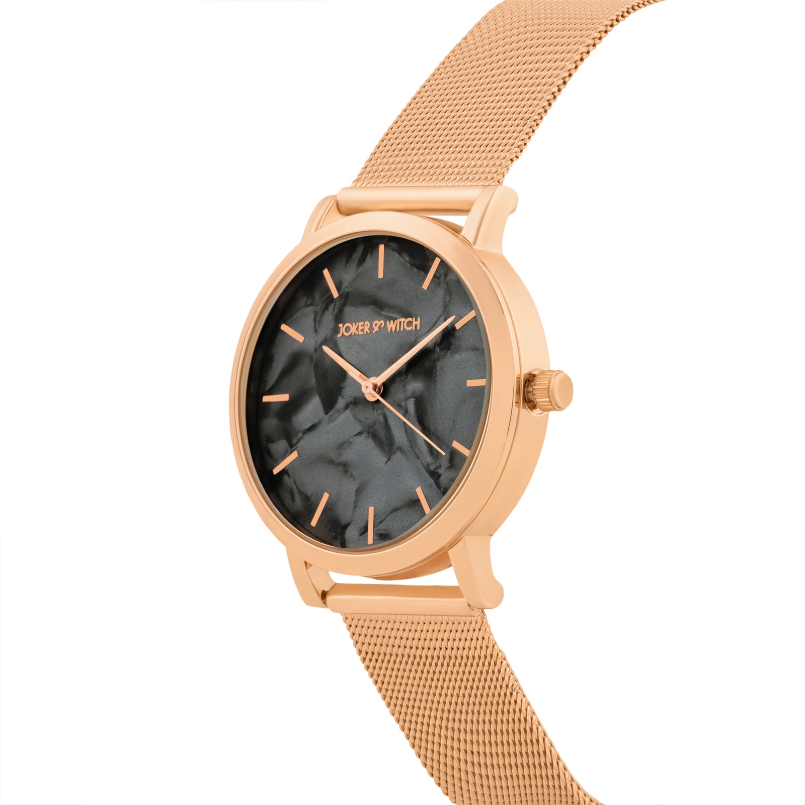 Copenhagen Black MOP Medium Dial Rose Gold Mesh Strap Women's Watch - Image 4