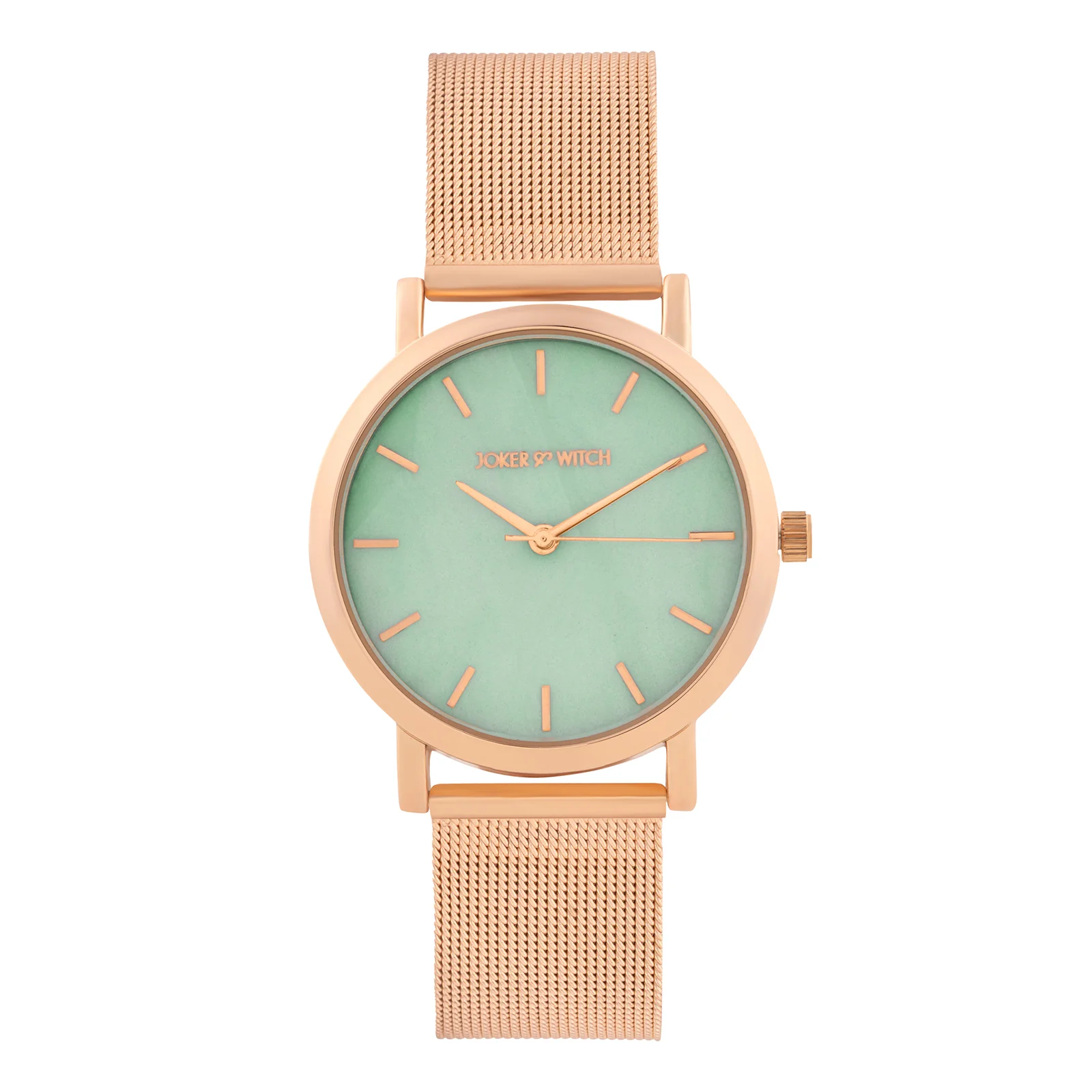 Copenhagen Green Medium Dial Rose Gold Mesh Strap Women's Watch - Image 3