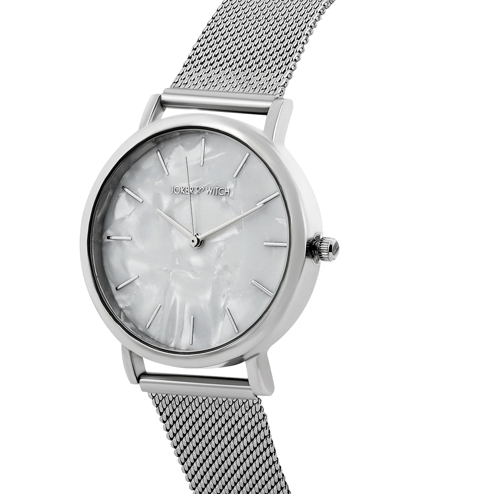 Copenhagen White MOP Medium Dial Silver Mesh Strap Women's Watch - Image 4