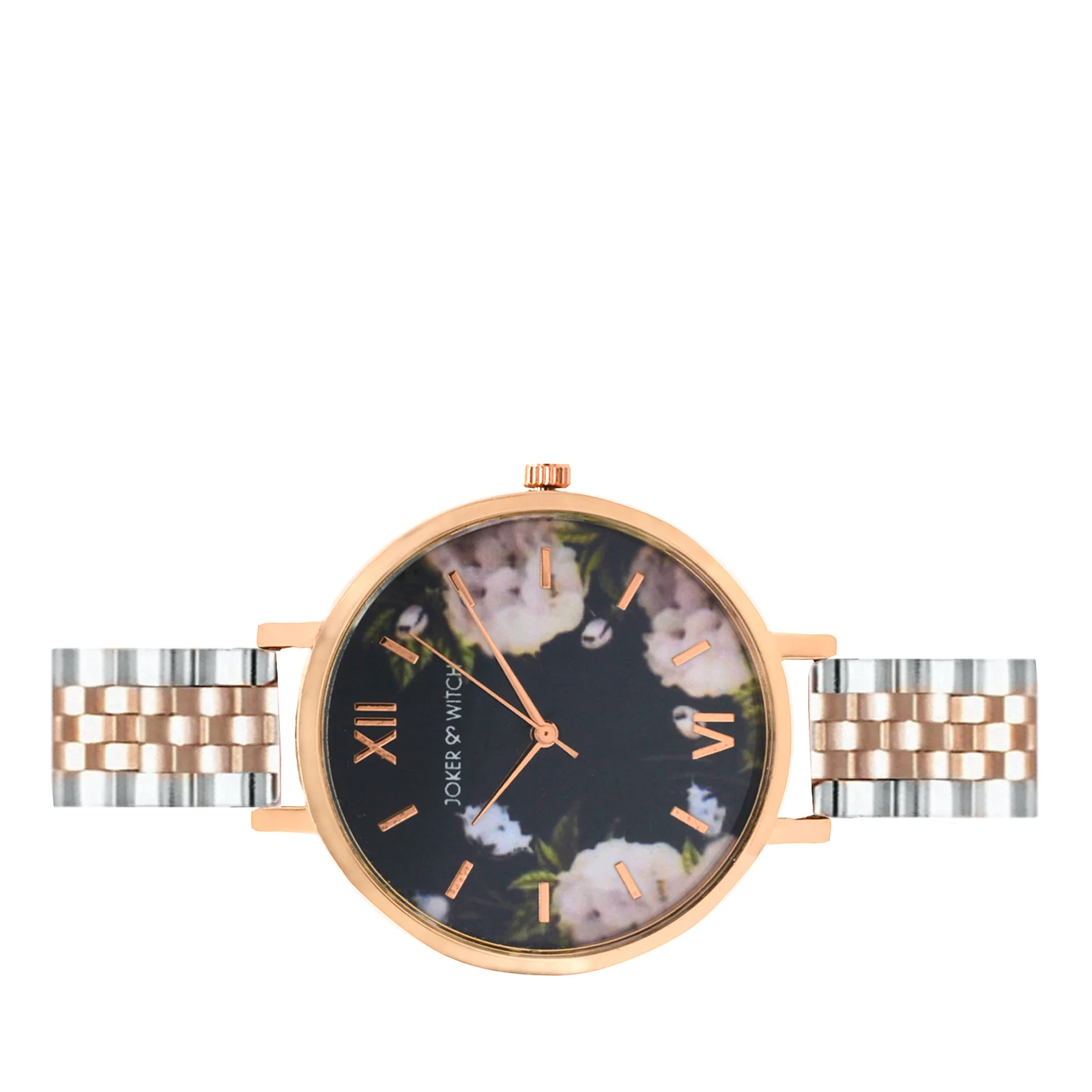 Sakura Dual Tone Floral Bracelet Stack - Image 4