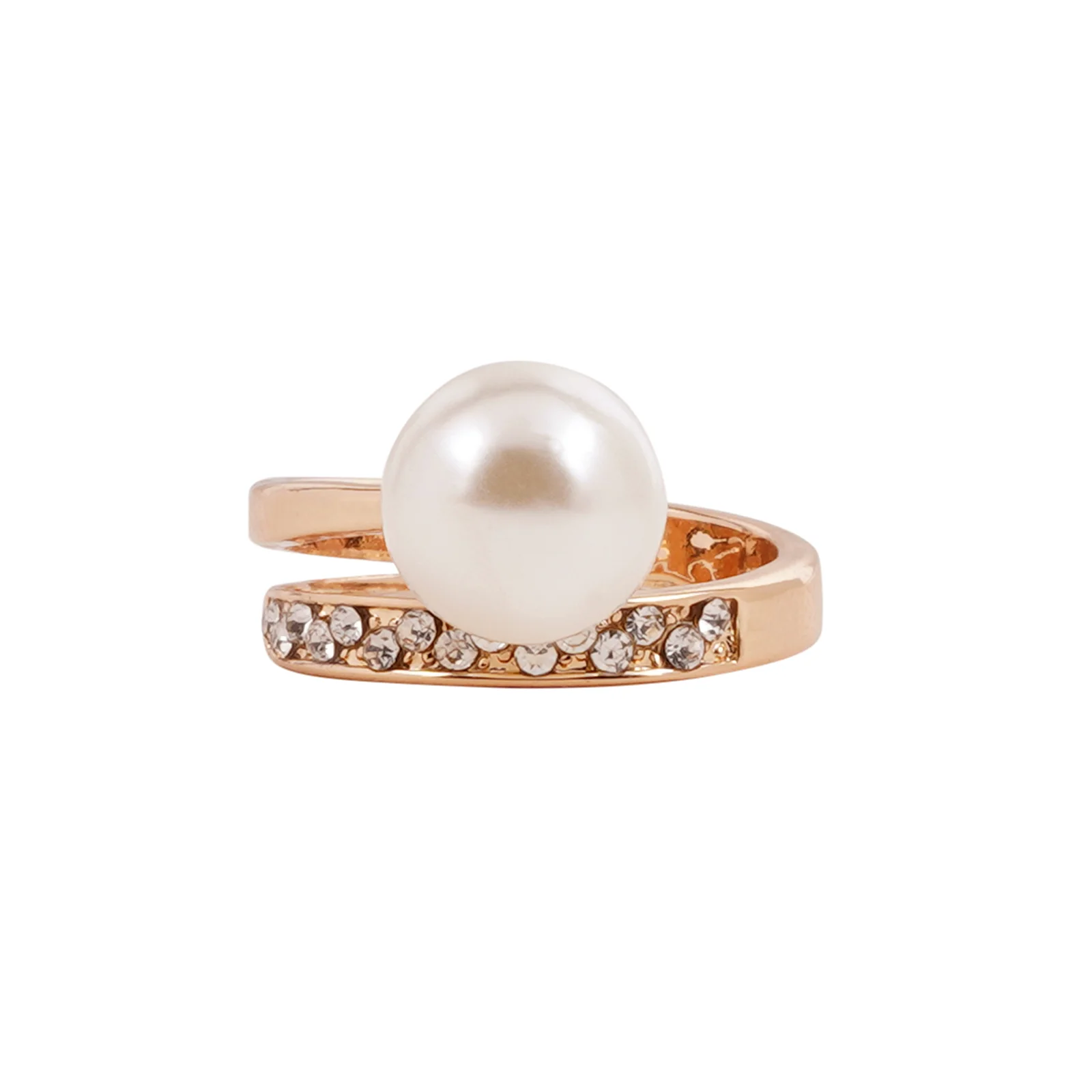 Aquamarina Pearl Gold Ring - Image 3