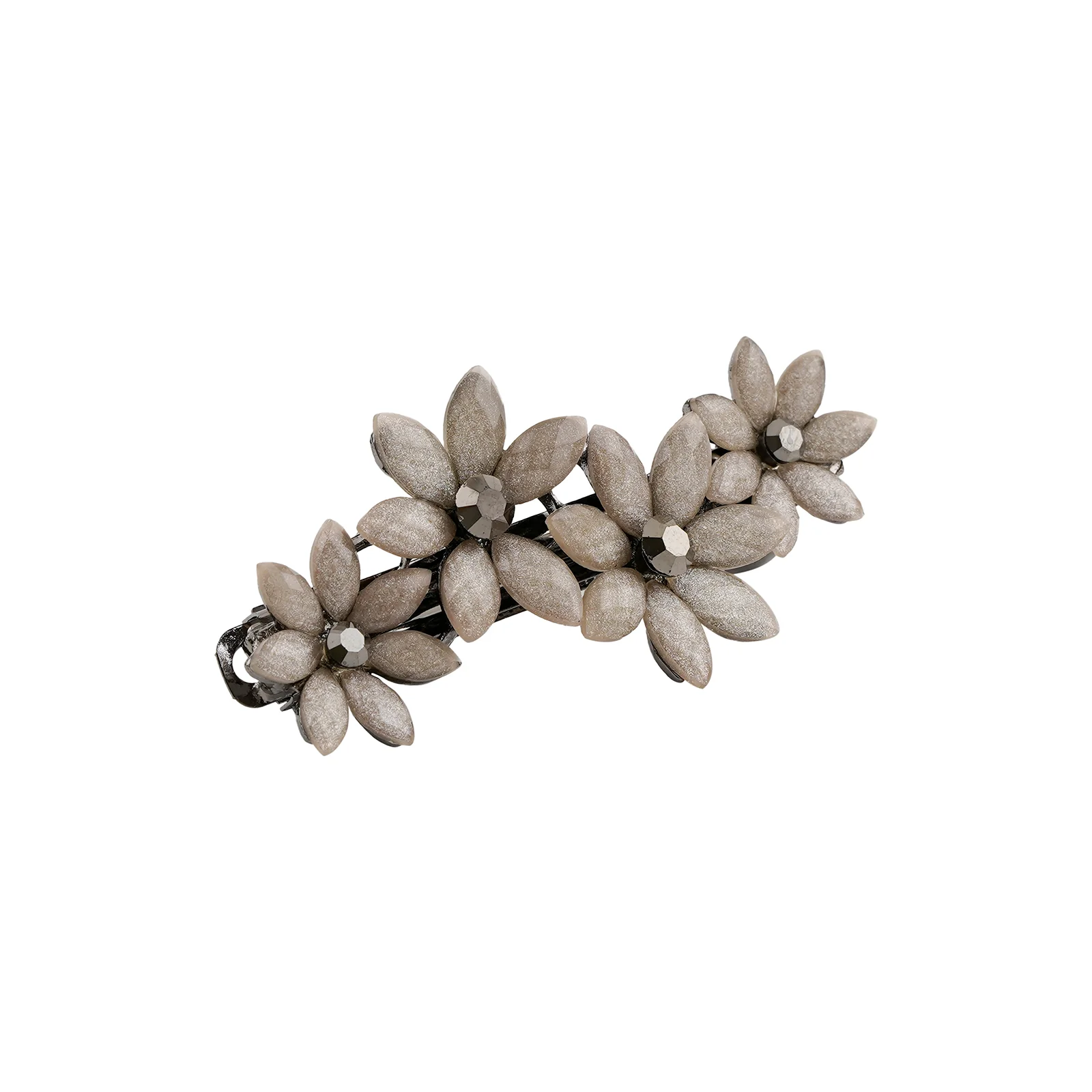 Crispina Pink Floral Hairpin - Image 4