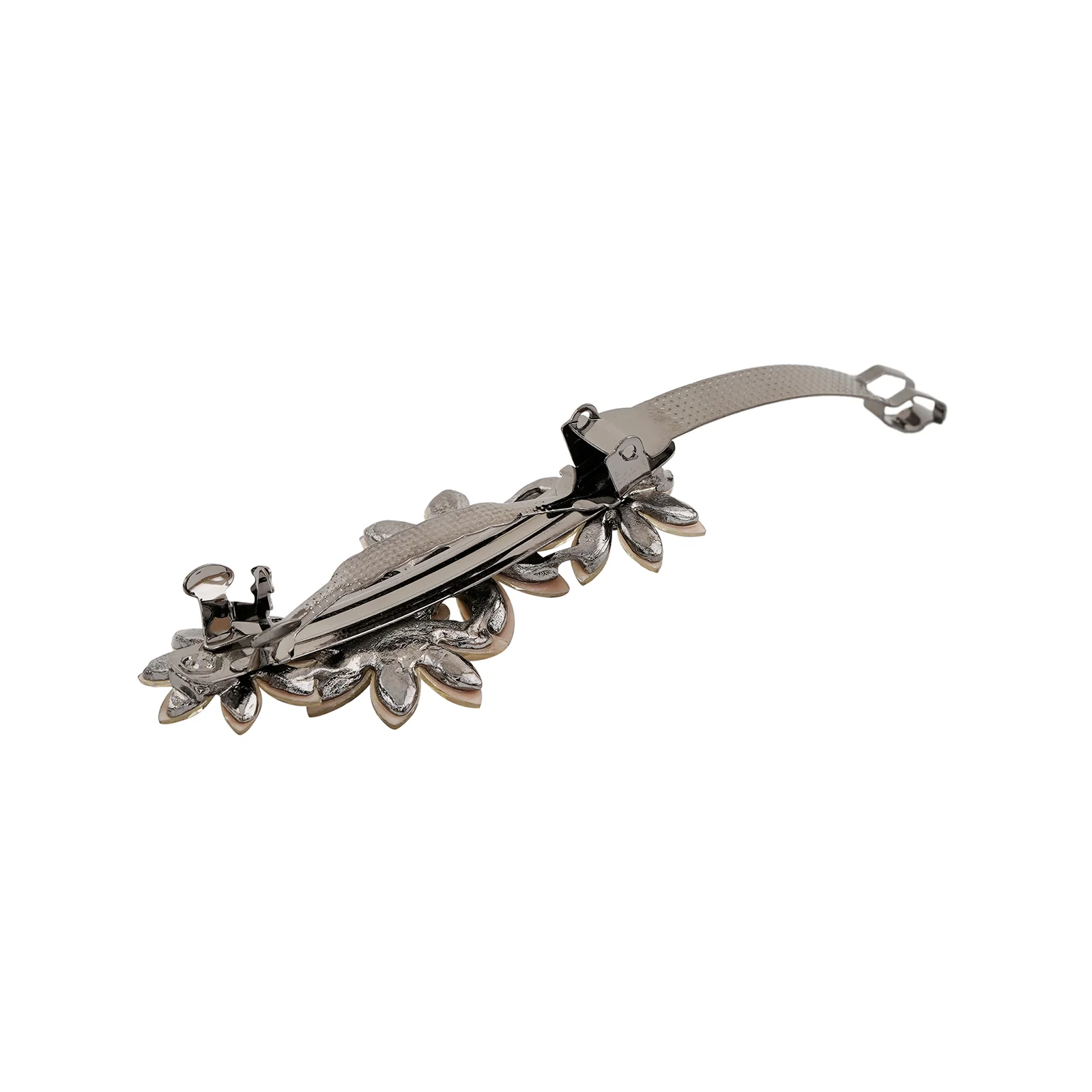 Crispina Pink Floral Hairpin - Image 5