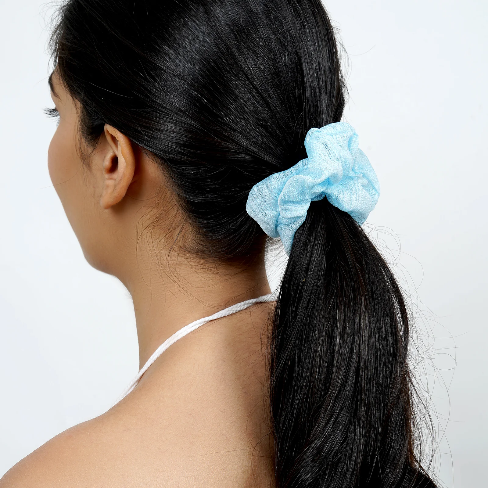 Cybele Sky Blue Scrunchie - Image 2