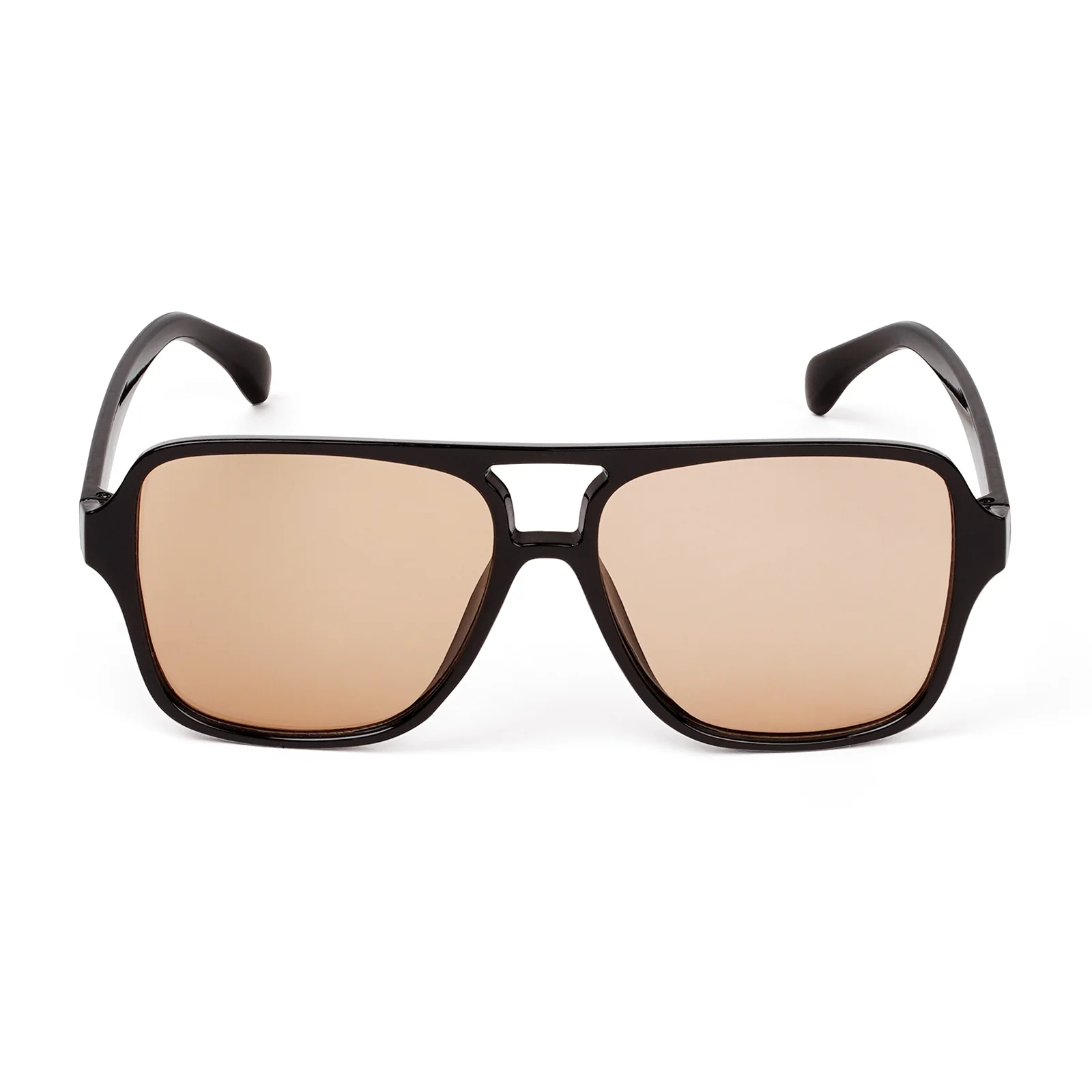 Danielle Oversized Beige Sunglasses - Image 4