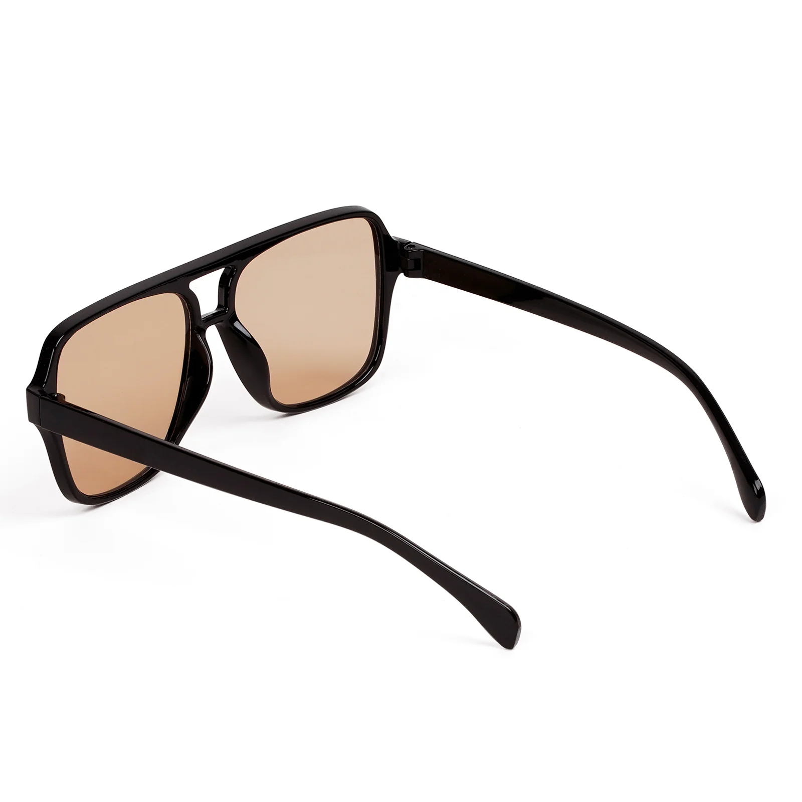 Danielle Oversized Beige Sunglasses - Image 7