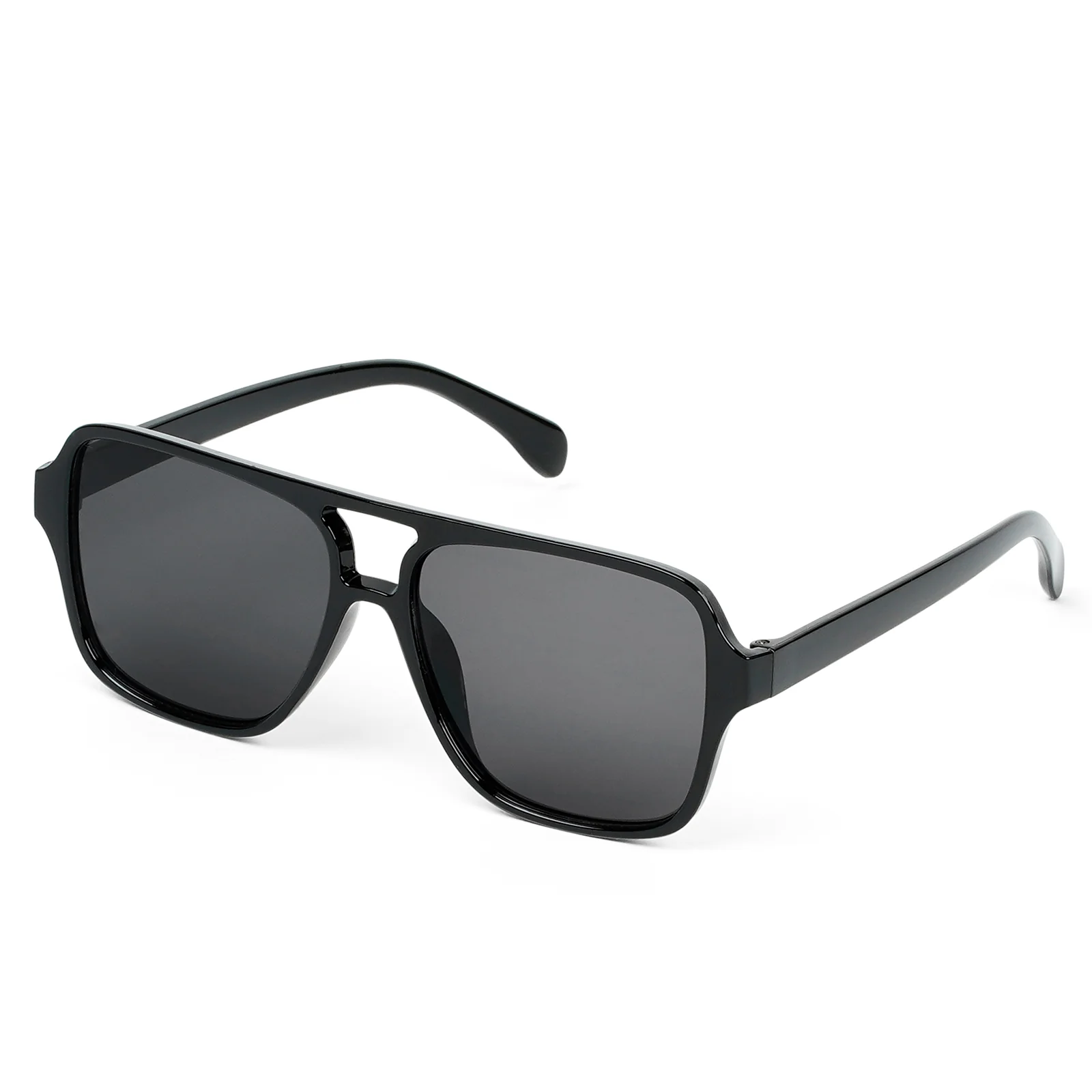 Danielle Oversized Black Sunglasses - Image 5