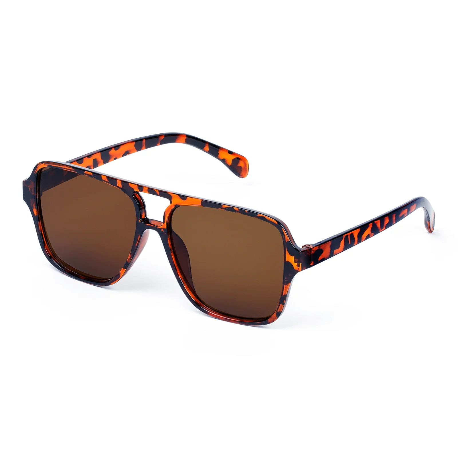 Danielle Oversized Brown Sunglasses - Image 5