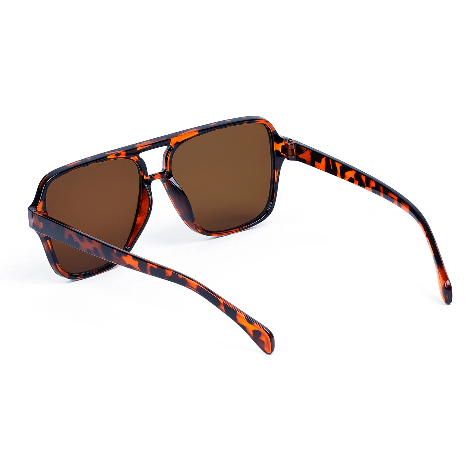 Danielle Oversized Brown Sunglasses - Image 7