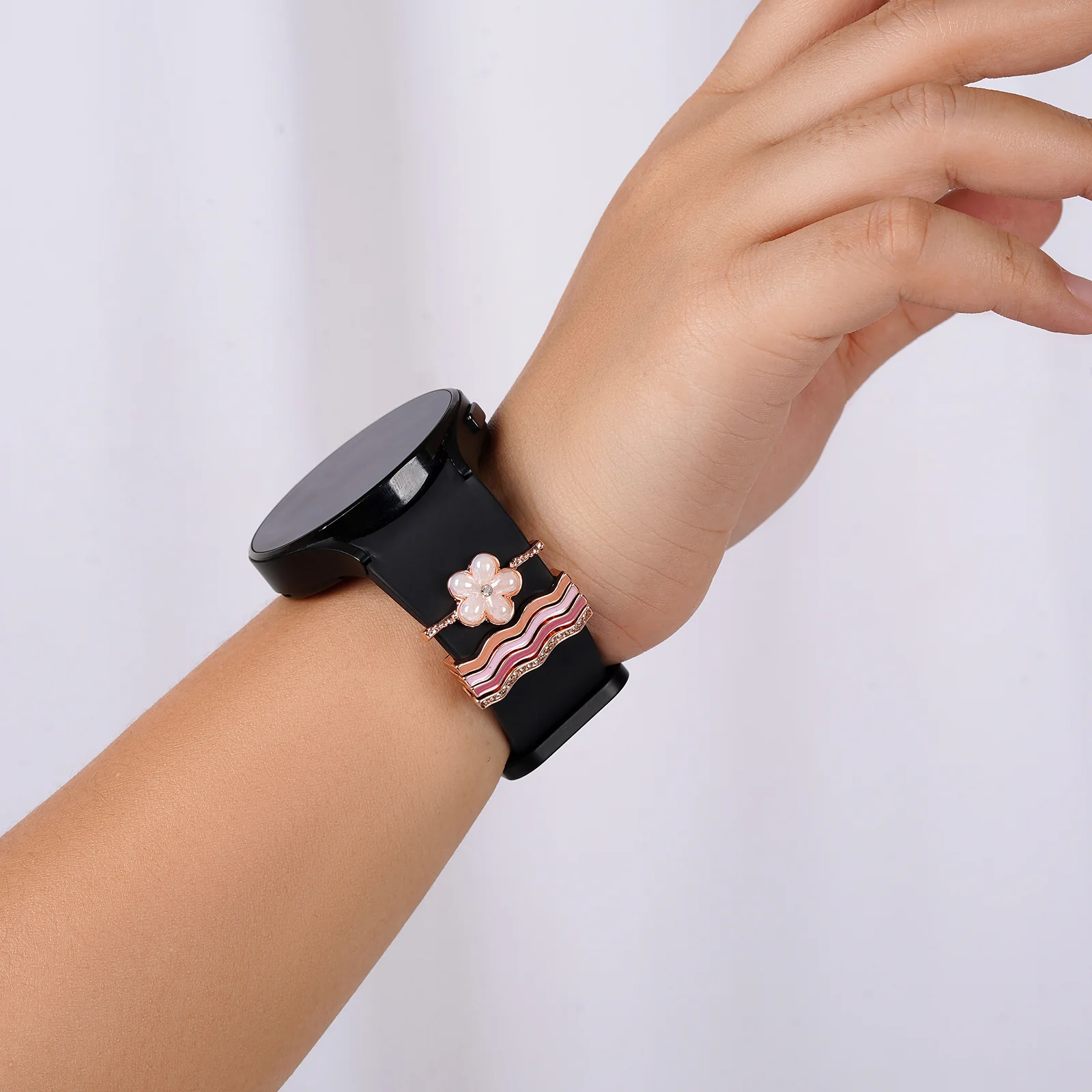 Daydreaming In Pink Ring Watch Charm - Image 5