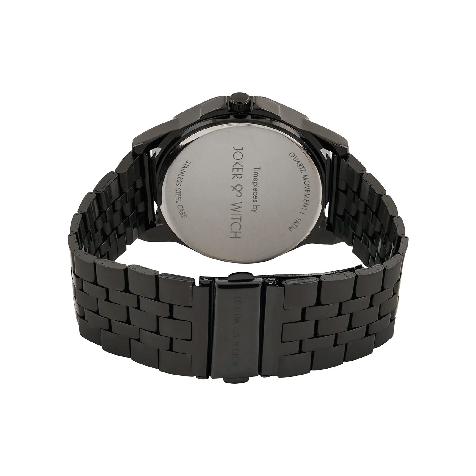 Daytona Black Large Dial Linked Chain Strap Men's Watch - Image 6