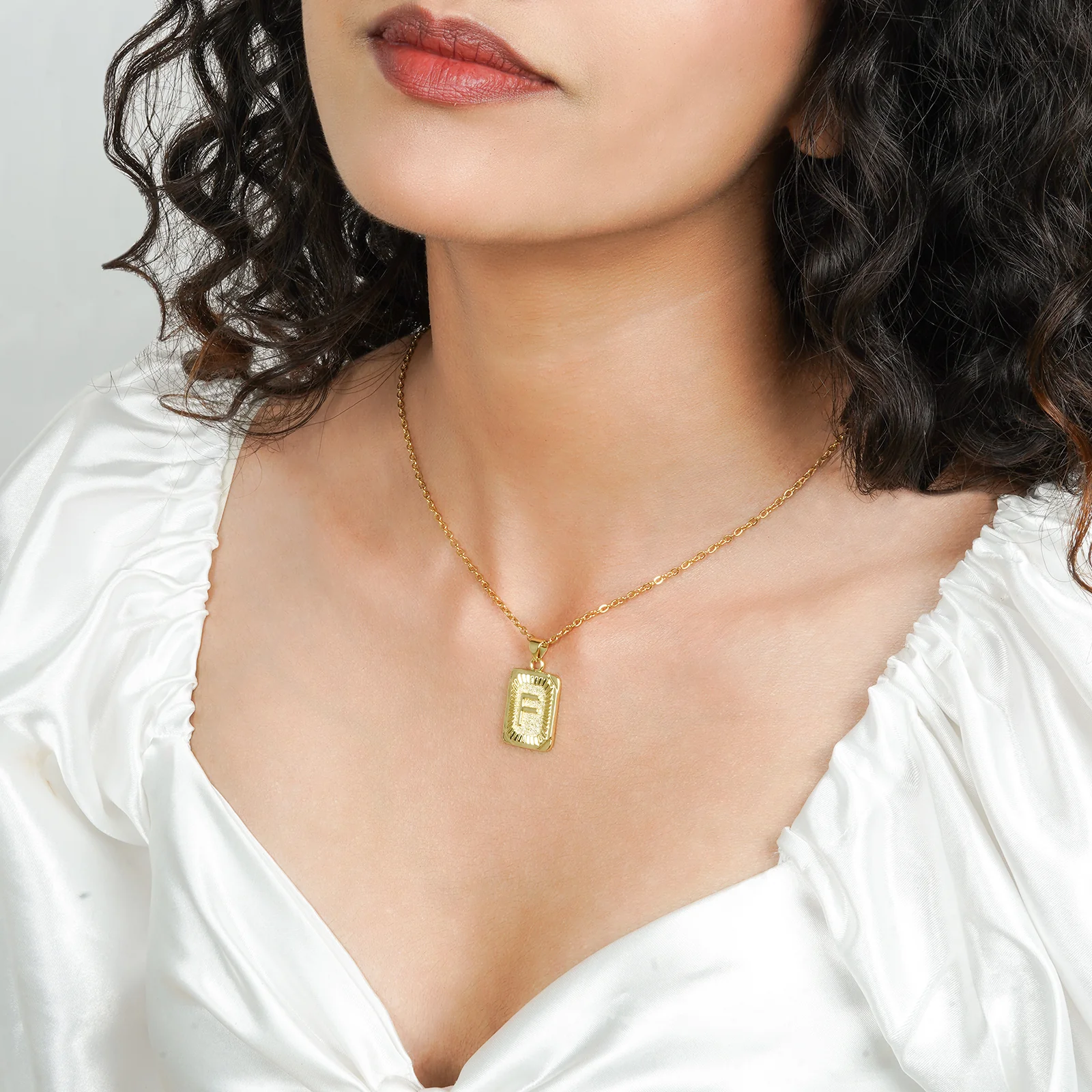 Daze Alphabet F Necklace - Image 2