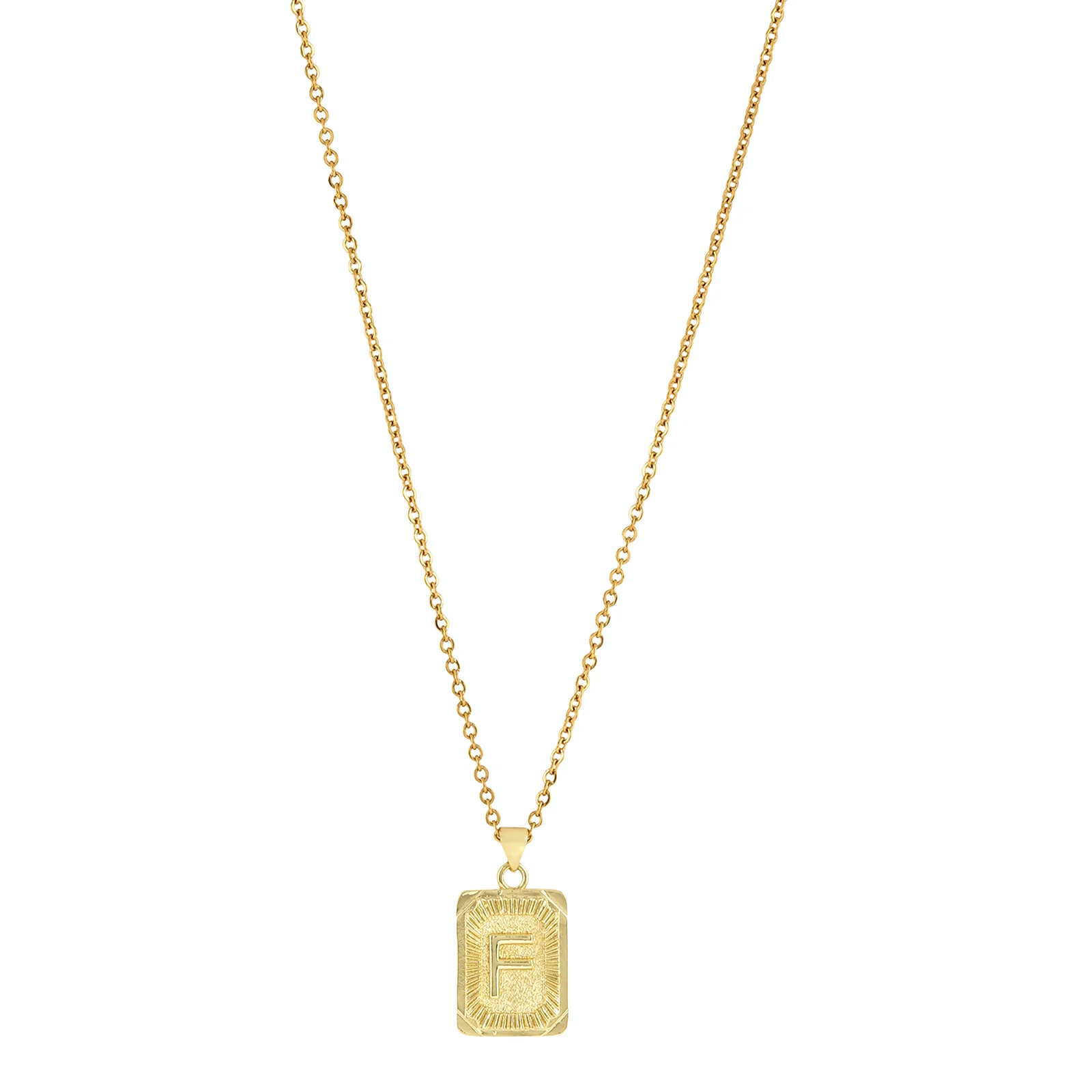 Daze Alphabet F Necklace - Image 4