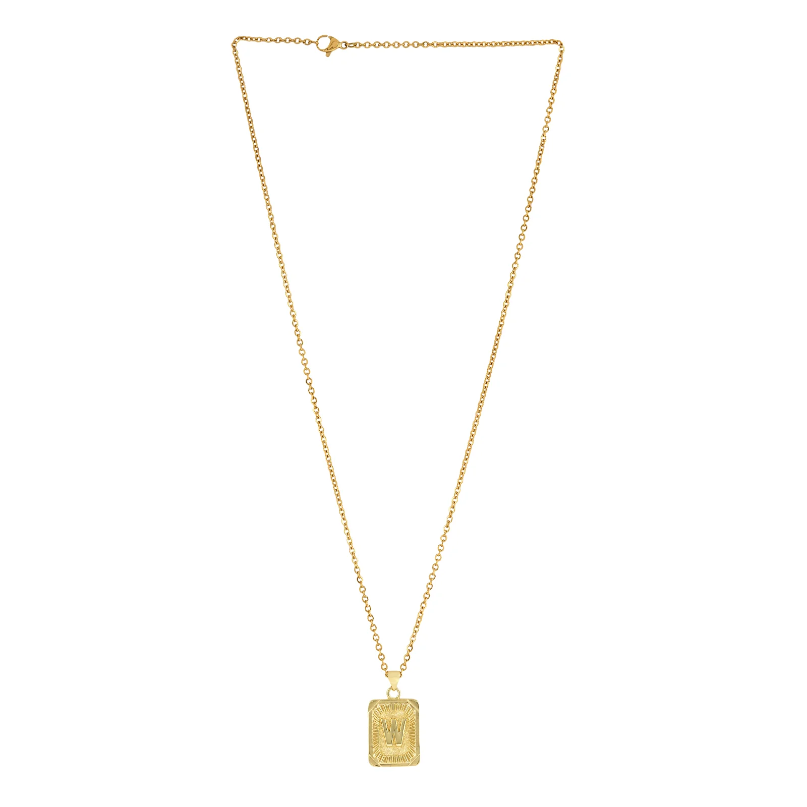 Daze Alphabet W Necklace - Image 3