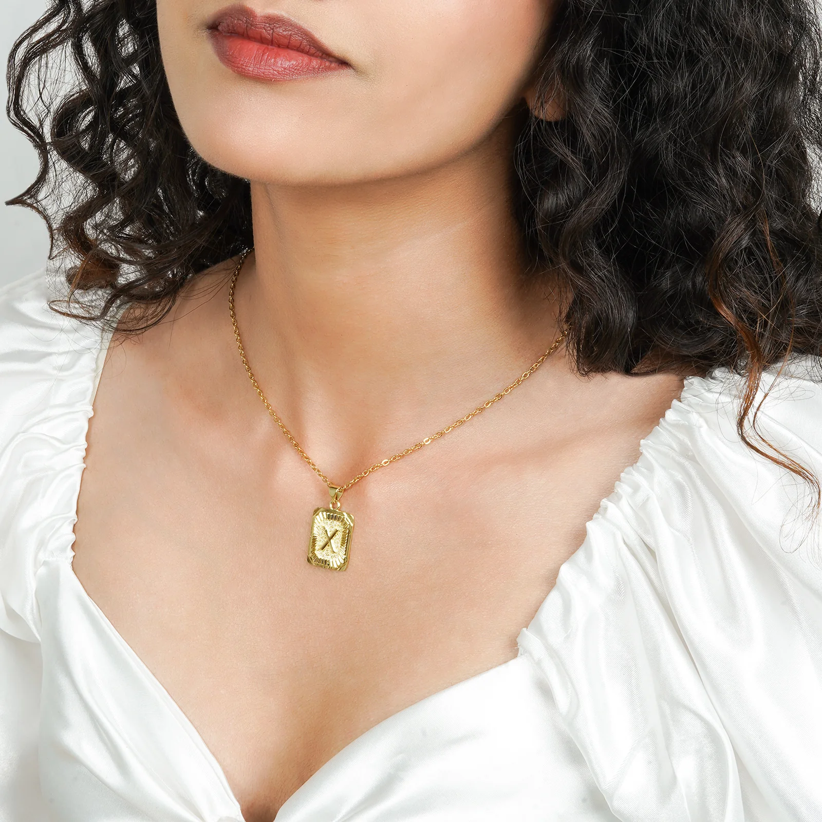Daze Alphabet X Necklace - Image 2