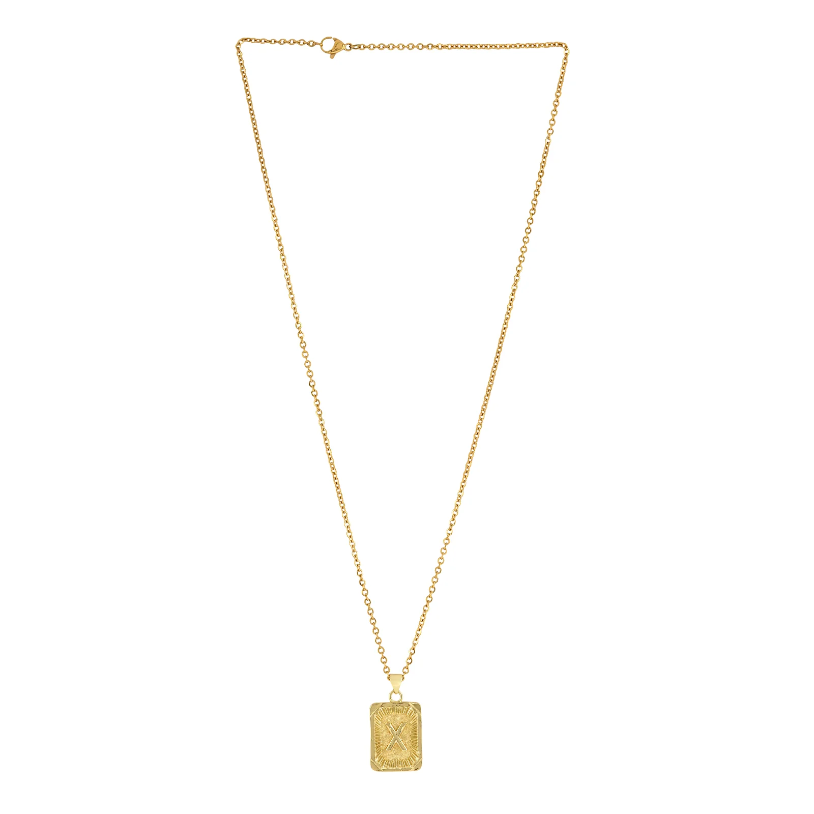 Daze Alphabet X Necklace - Image 3