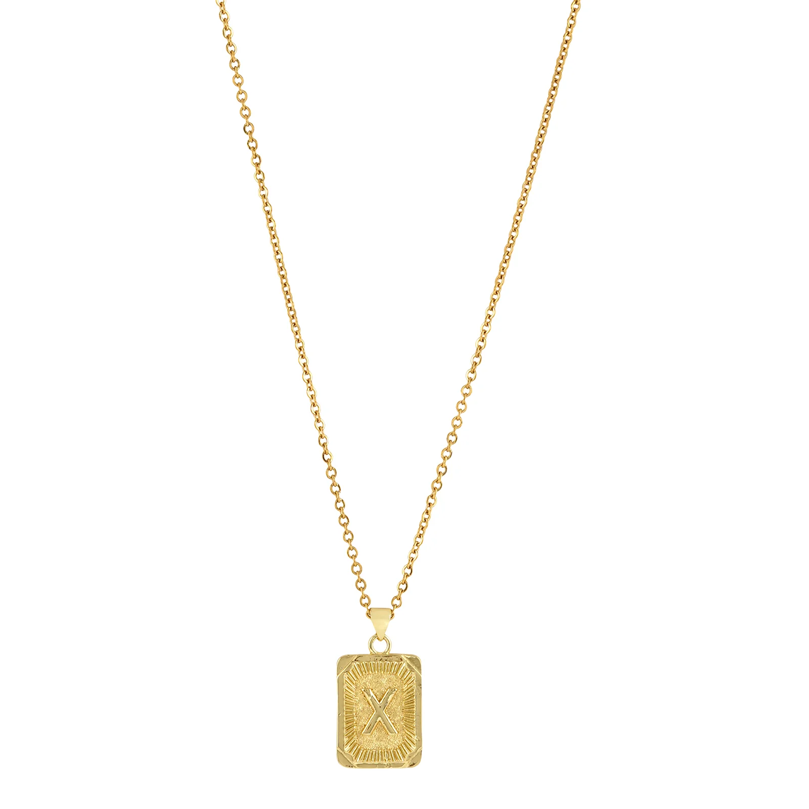 Daze Alphabet X Necklace - Image 4