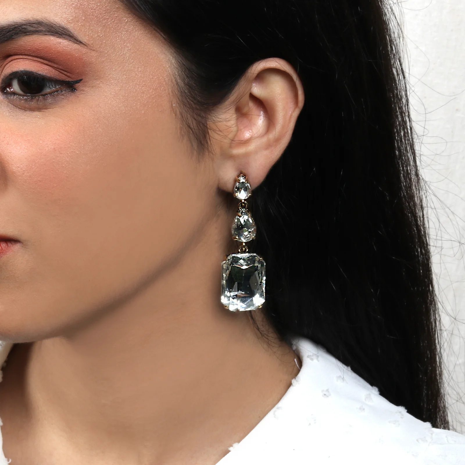 Dazed Bling Drop Earrings - Image 2