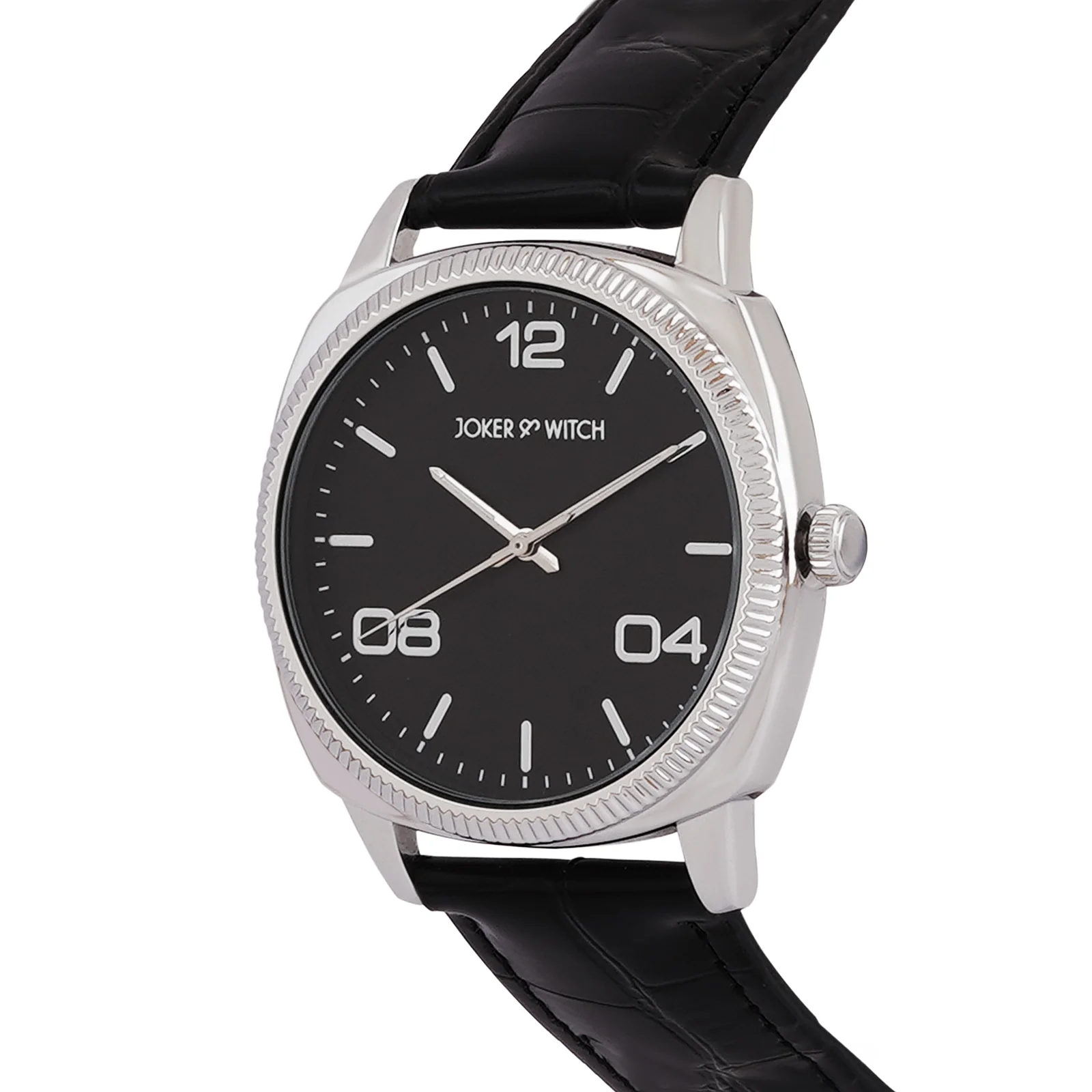 Dean Black Large Dial PU Strap Men's Watch - Image 4