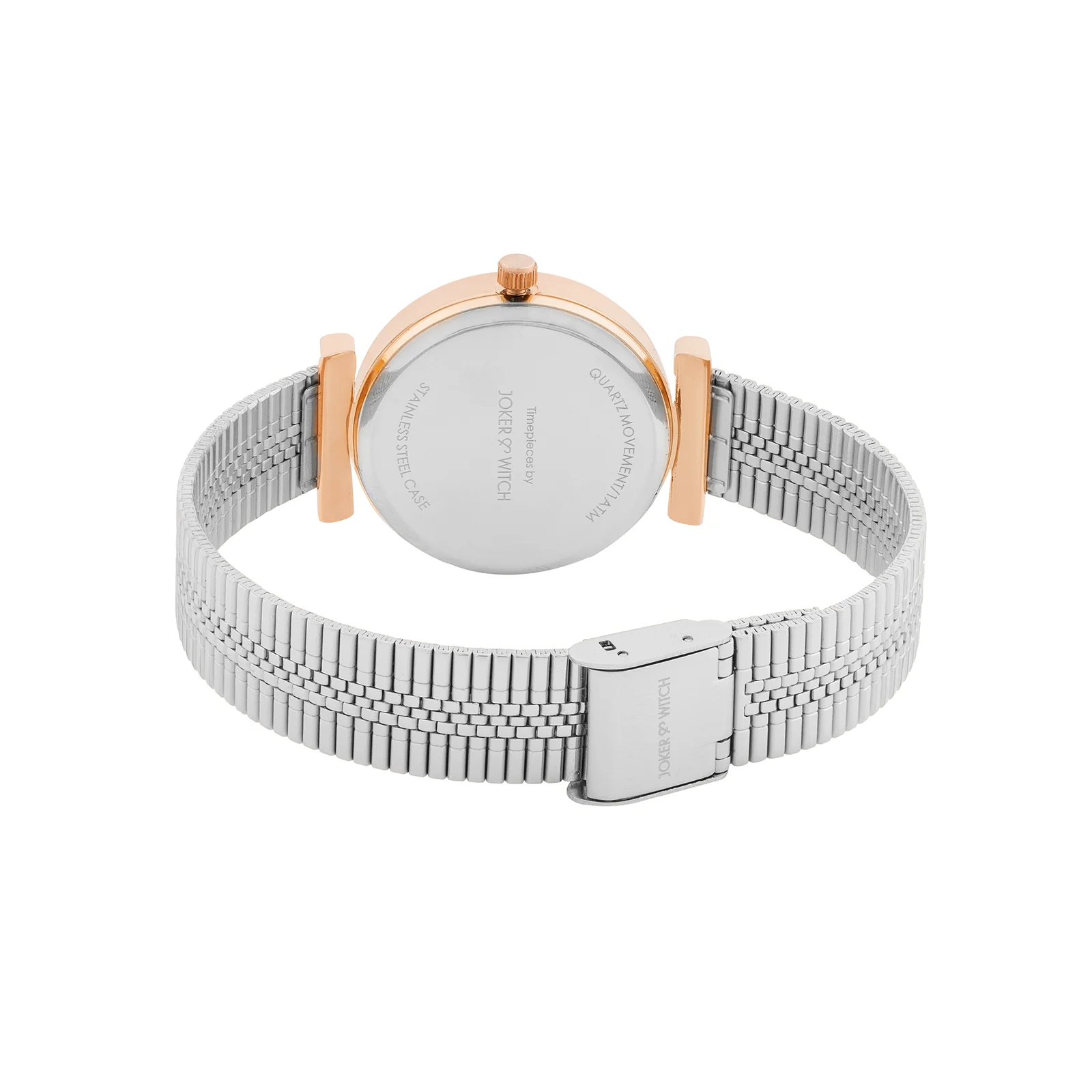 Demi White Medium Dial Silver Mesh Strap Women's Watch - Image 6