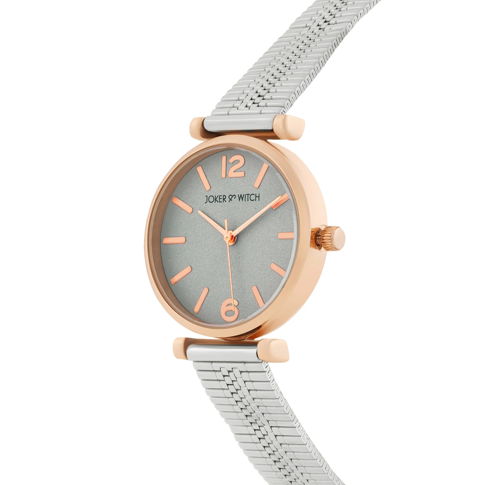 Demi Grey Medium Dial Silver Mesh Strap Women's Watch - Image 4