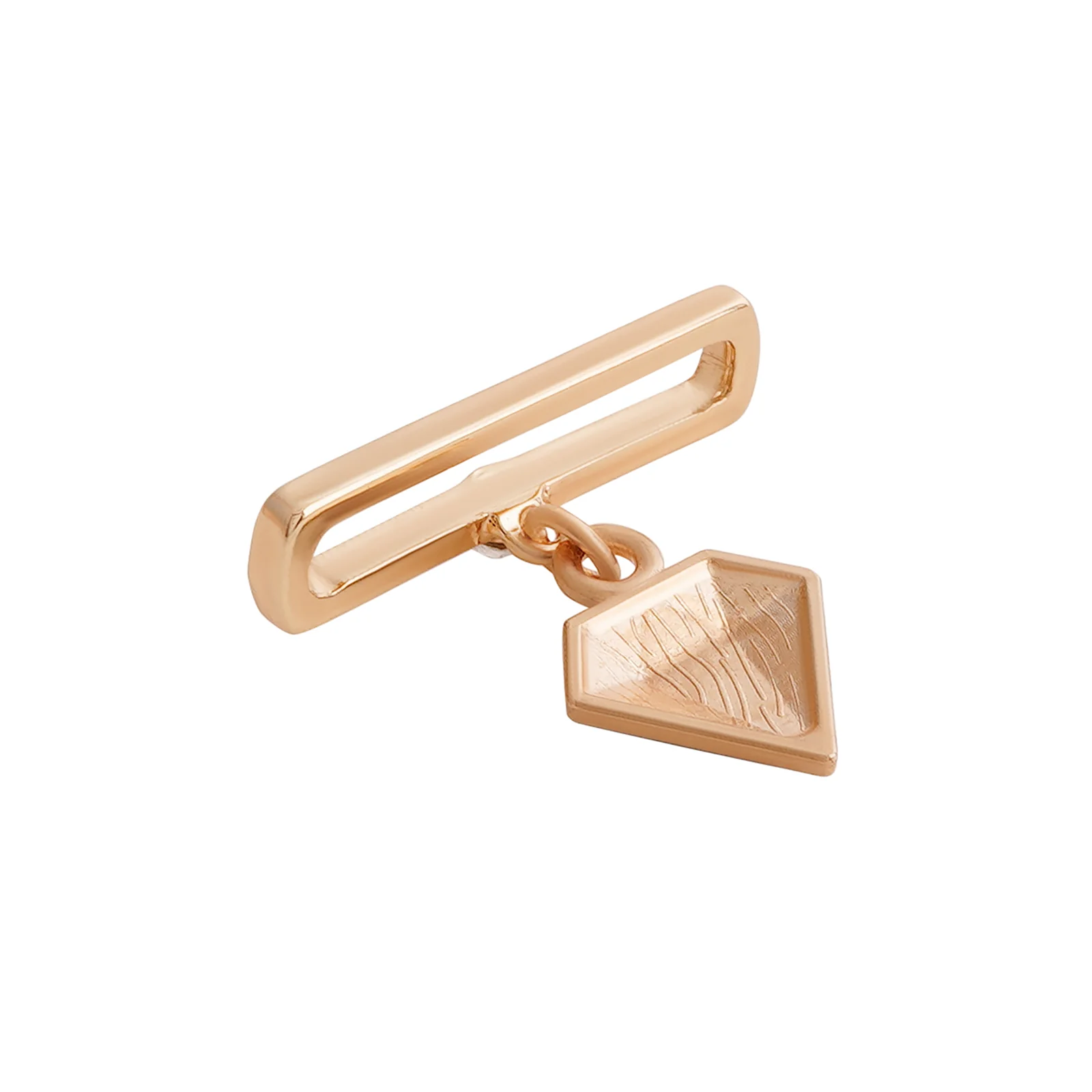 Diamond Bling Gold And Black Ring Watch Charm - Image 5