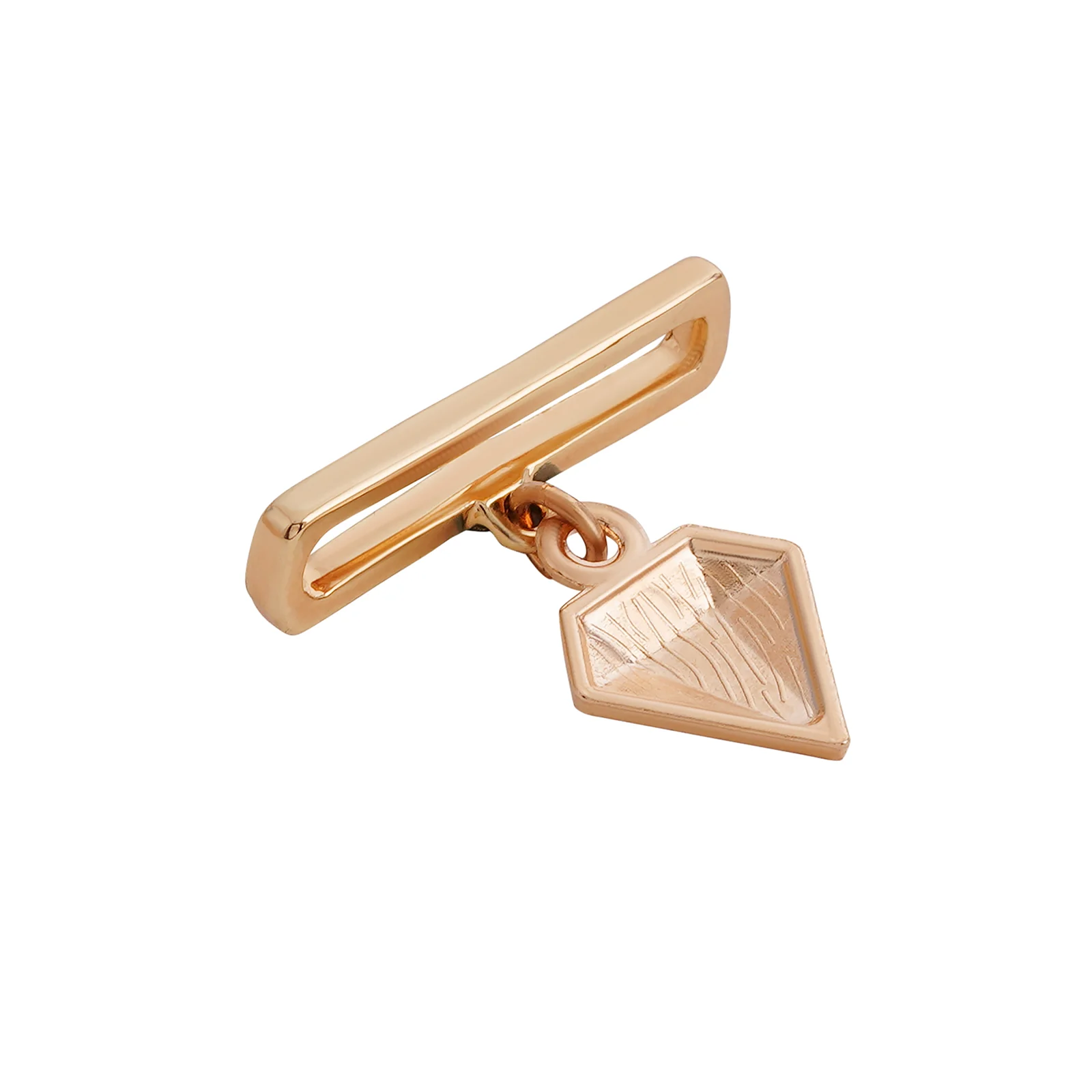 Diamond Bling Gold And White Ring Watch Charm - Image 5