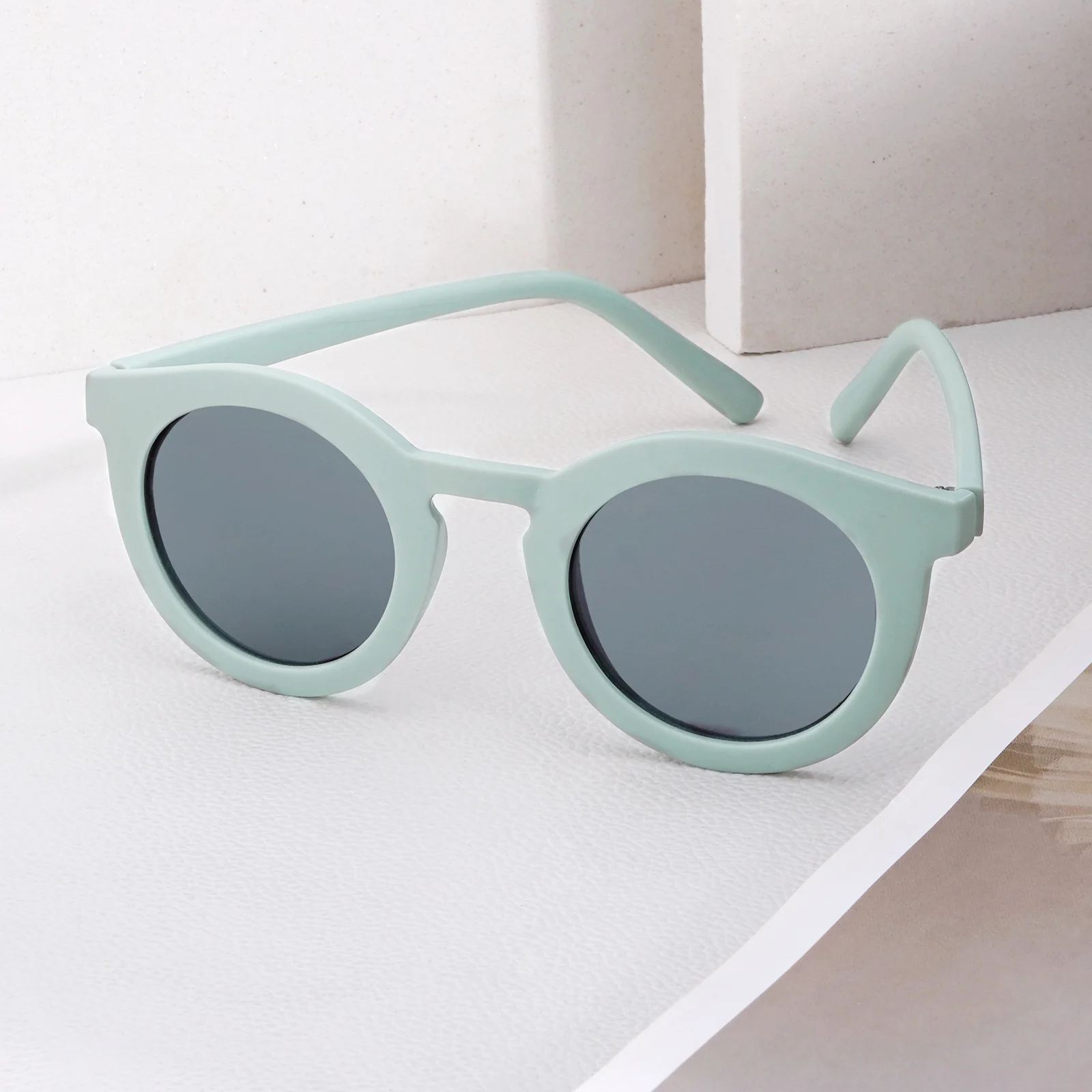 Dion Blue Clubmaster Sunglasses - Image 2