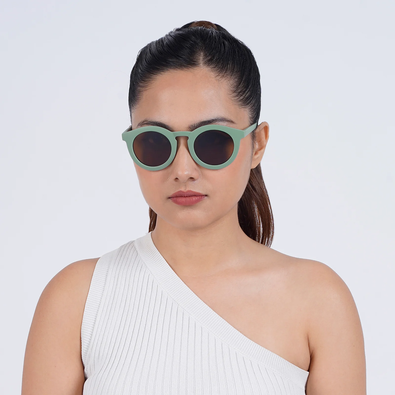 Dion Green Clubmaster Sunglasses - Image 2