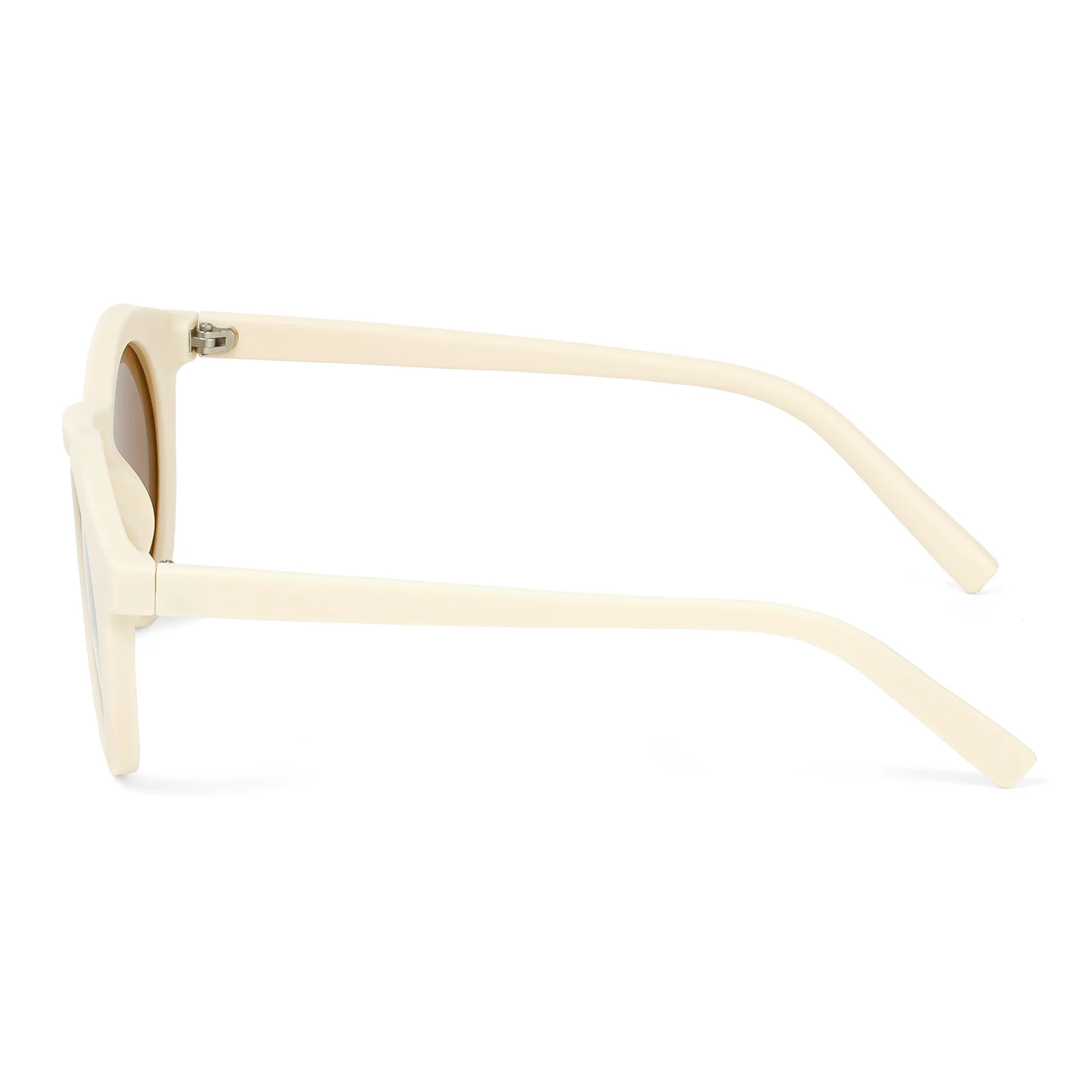 Dion Milk White Clubmaster Sunglasses - Image 3