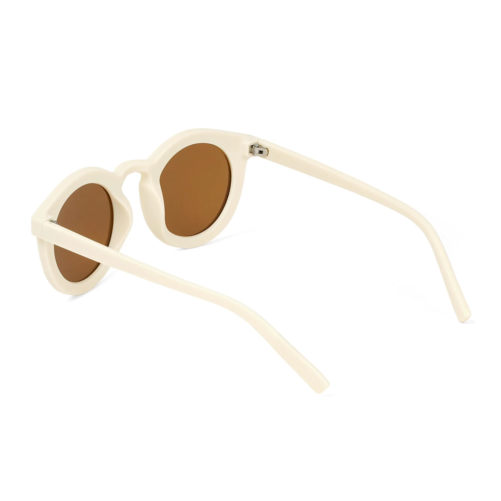 Dion Milk White Clubmaster Sunglasses - Image 4