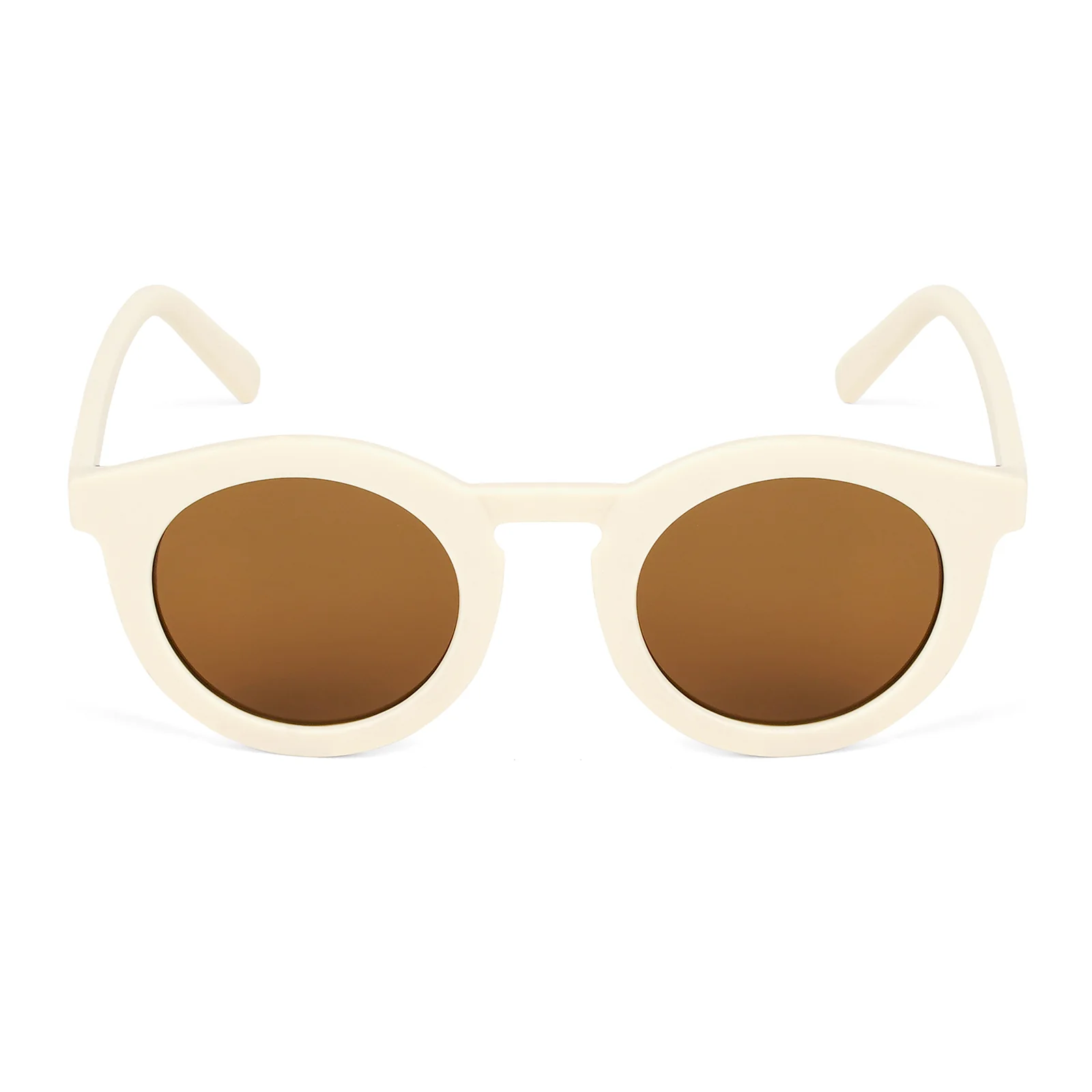 Dion Milk White Clubmaster Sunglasses - Image 5