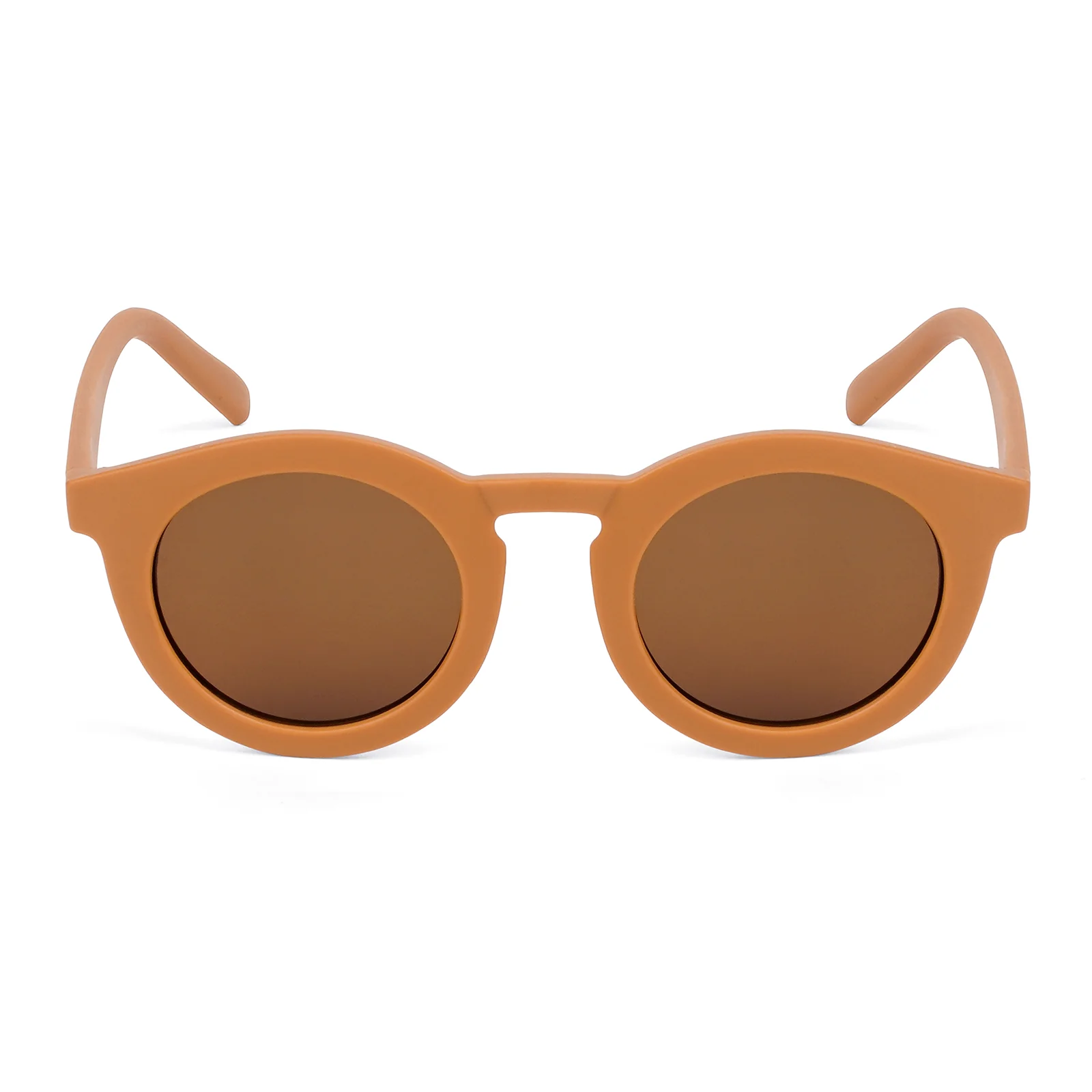 Dion Orange  Clubmaster Sunglasses - Image 2