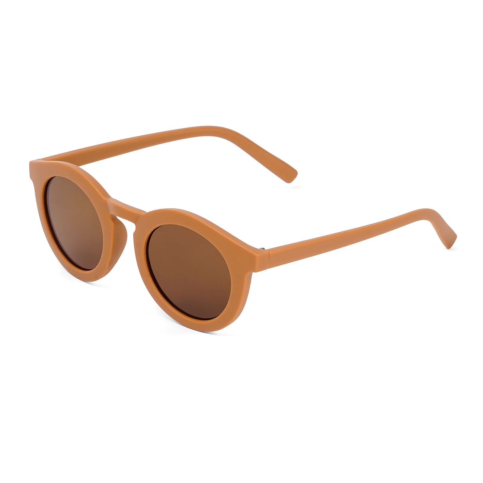 Dion Orange  Clubmaster Sunglasses - Image 3