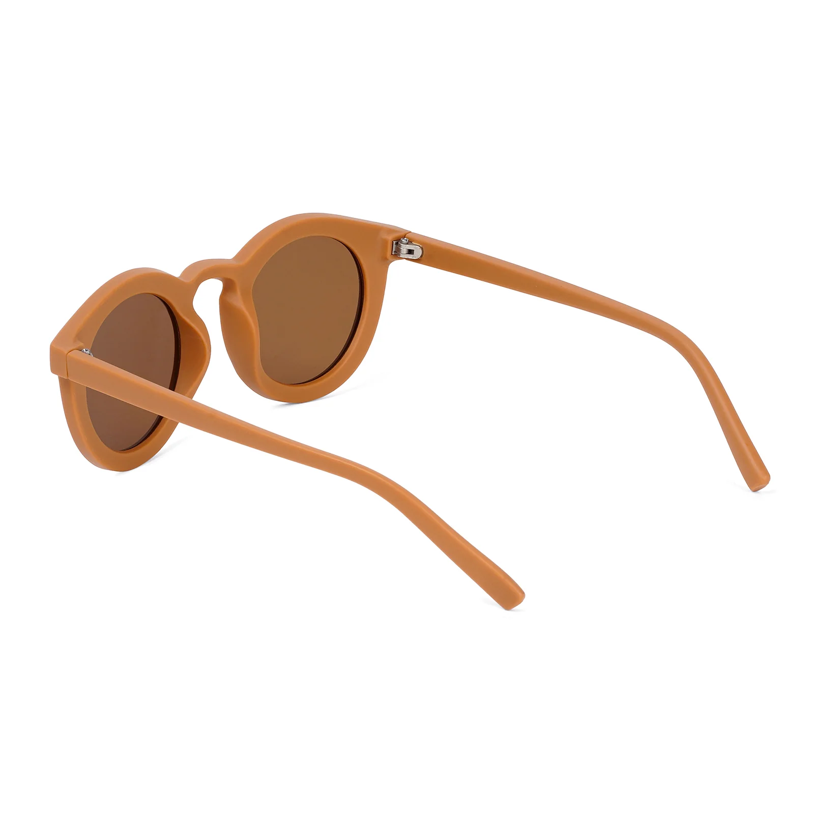 Dion Orange  Clubmaster Sunglasses - Image 5
