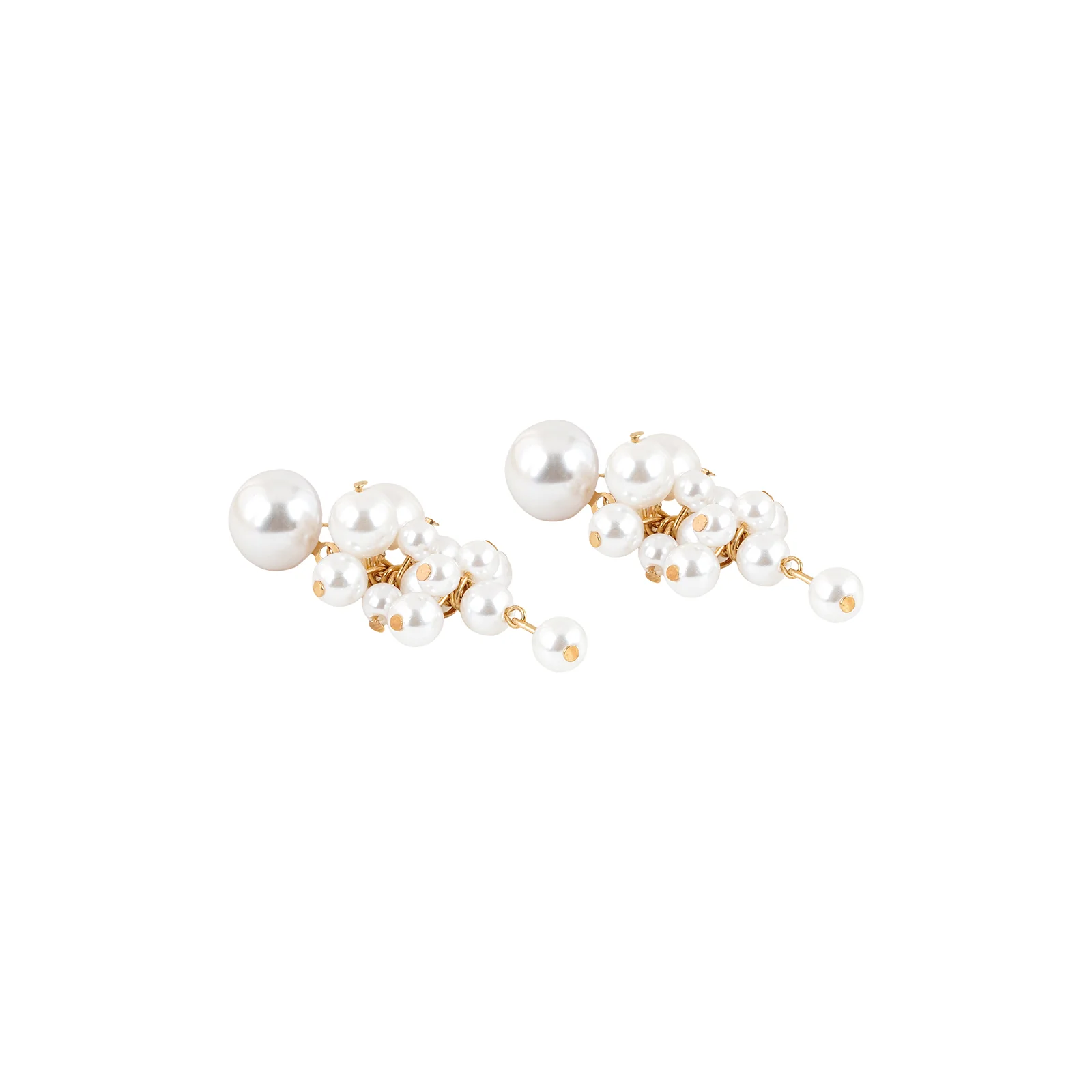 Dixie Pearl Cluster Earrings - Image 4