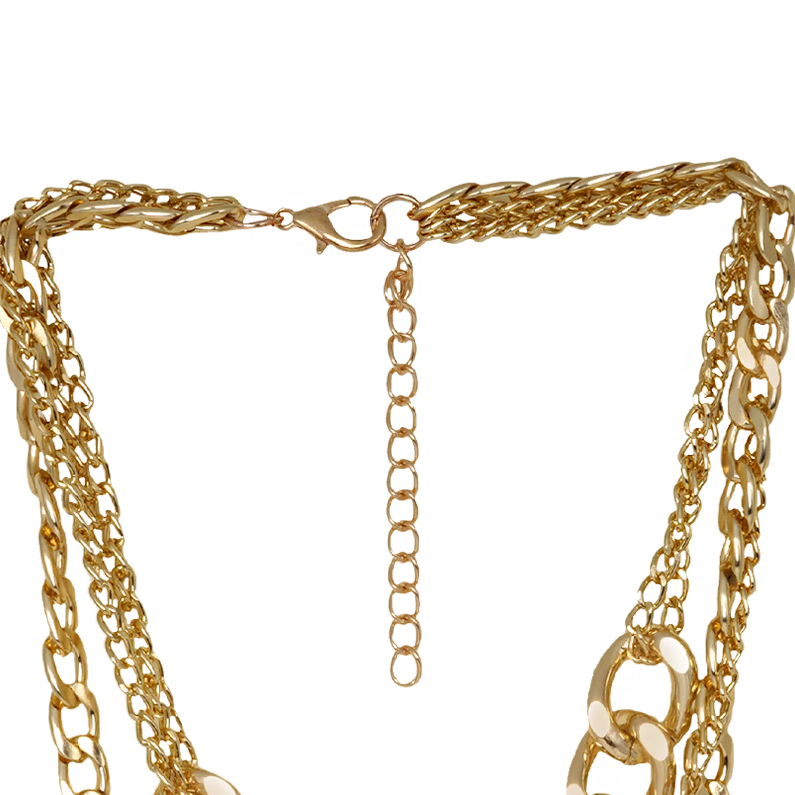 Donna Chain Link Gold Layered Necklace - Image 6