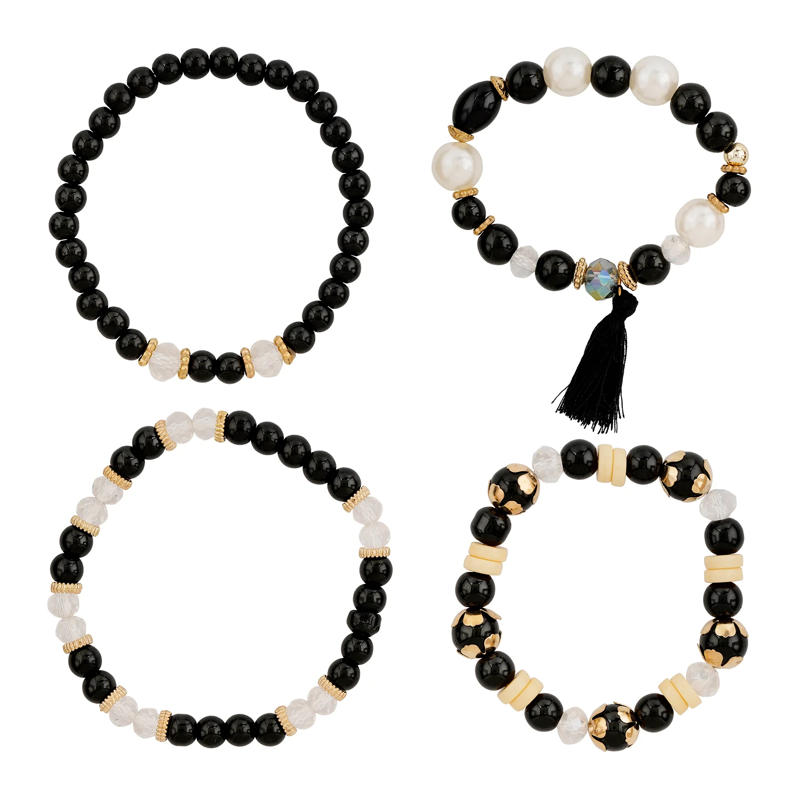 Don't Blame Me Black Beaded Bracelet - Image 3