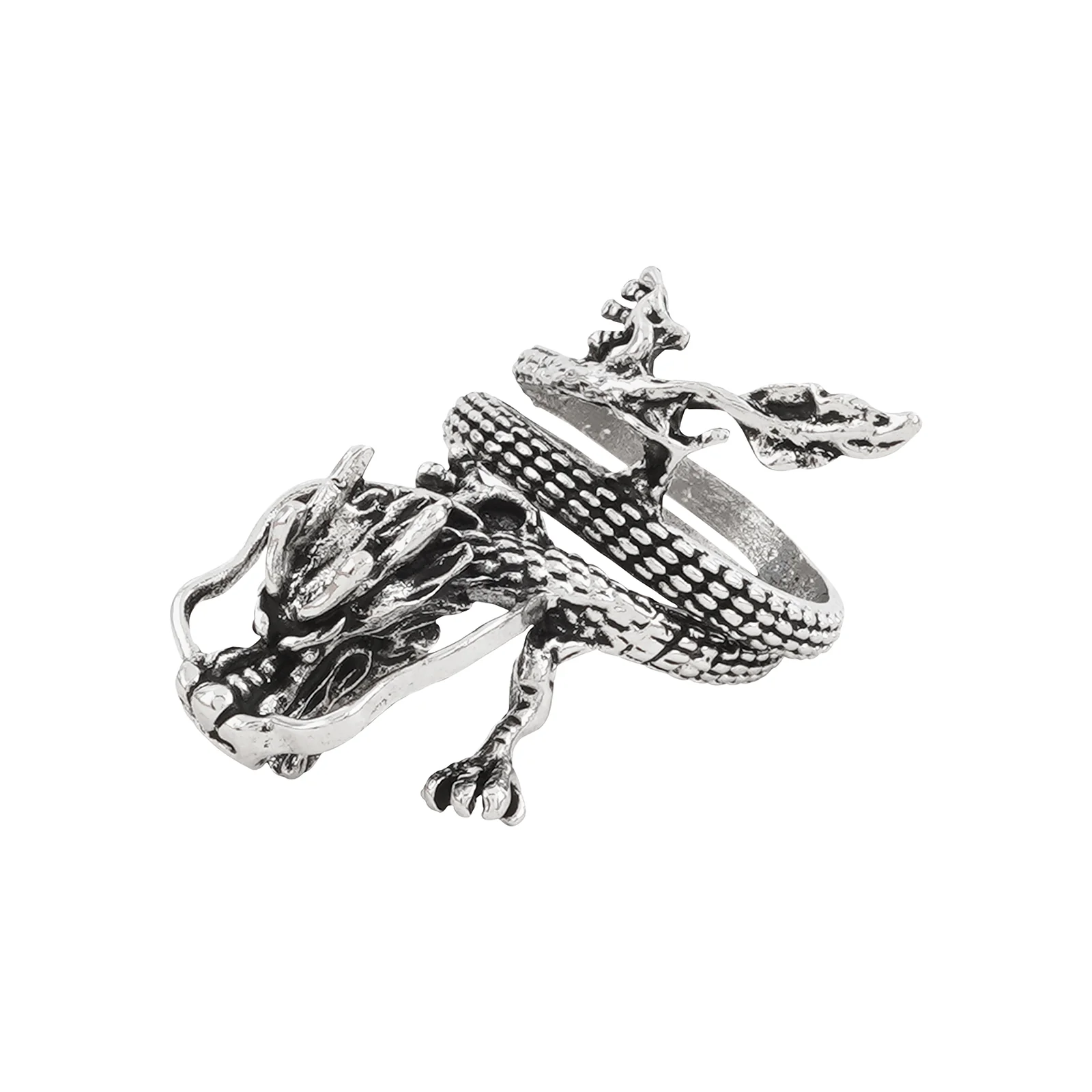 Drakon Ancient Silver Ring - Image 3