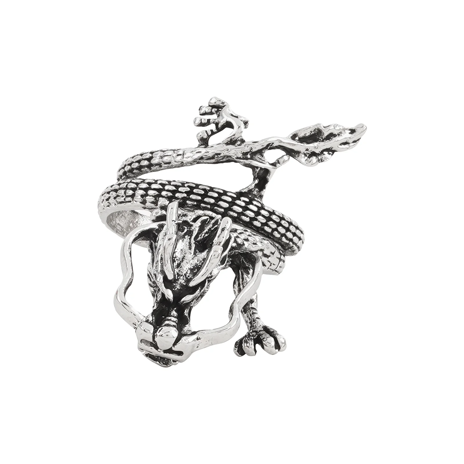 Drakon Ancient Silver Ring - Image 4
