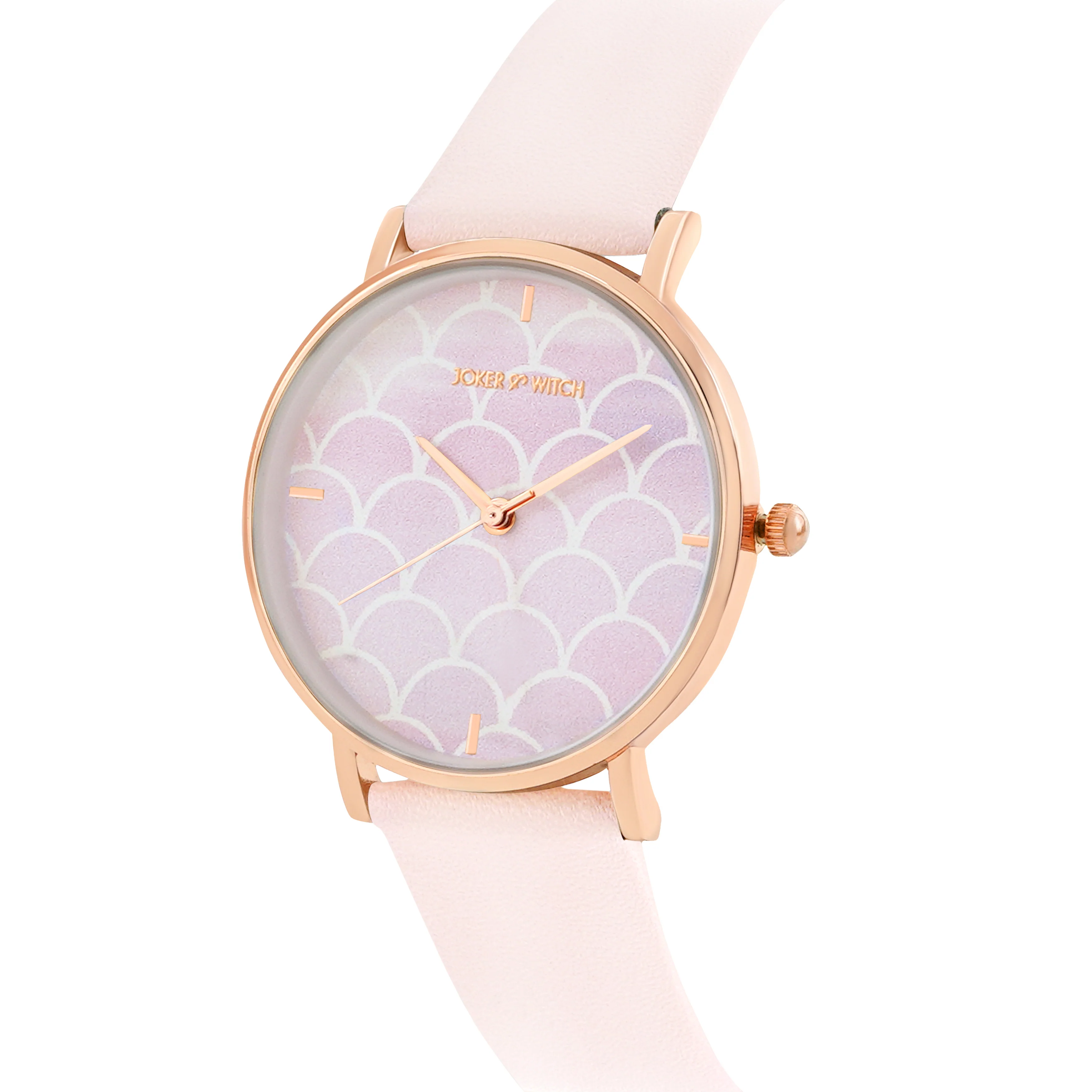 Printed Dreamy Pink Medium Dial PU Strap Women's Watch - Image 4