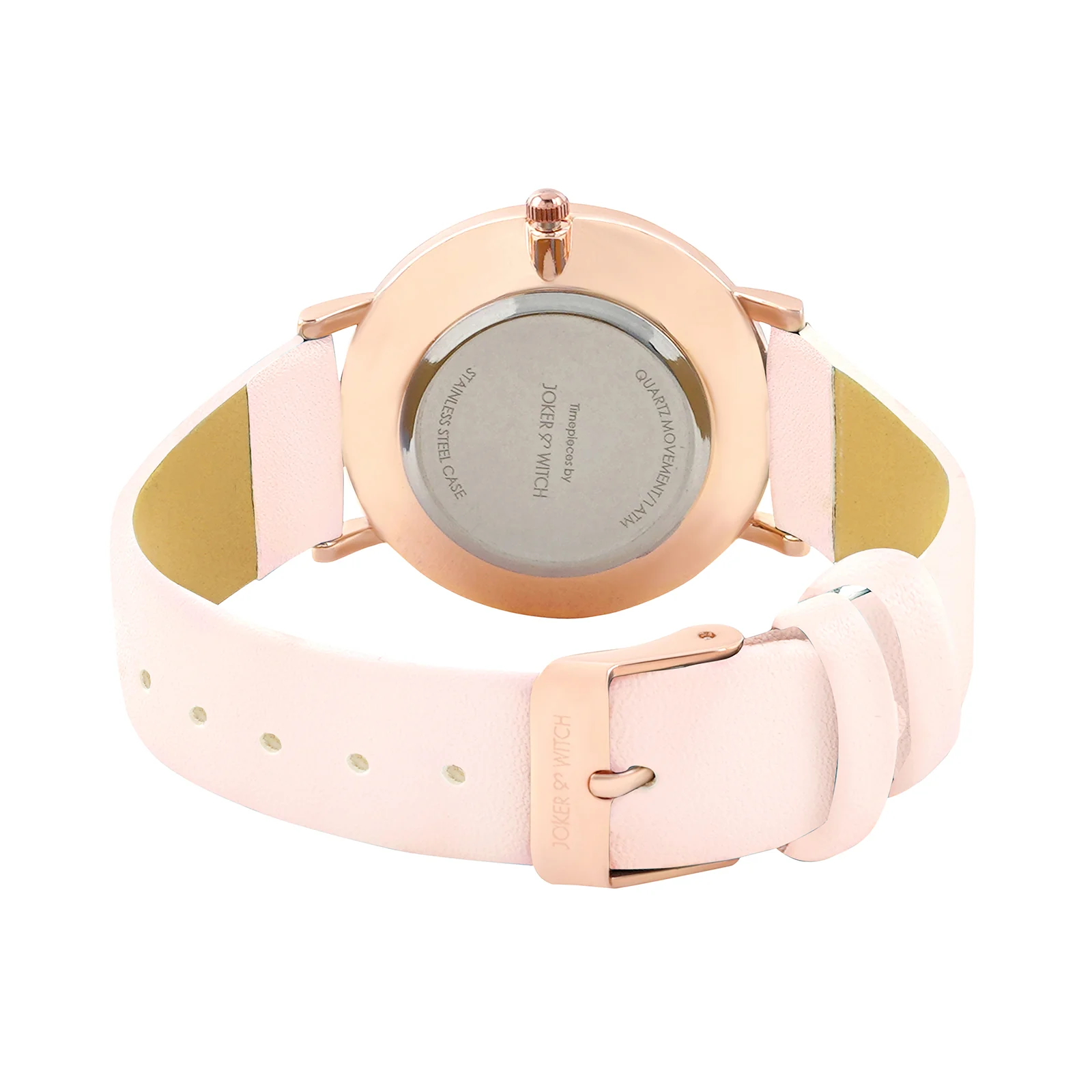 Printed Dreamy Pink Medium Dial PU Strap Women's Watch - Image 6