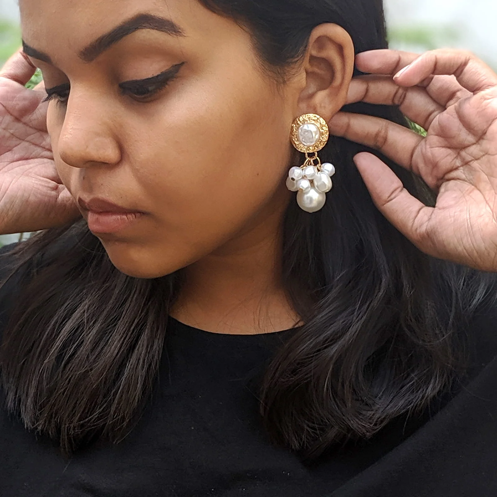 Mikimoto Pearl Gold Earrings - Image 2