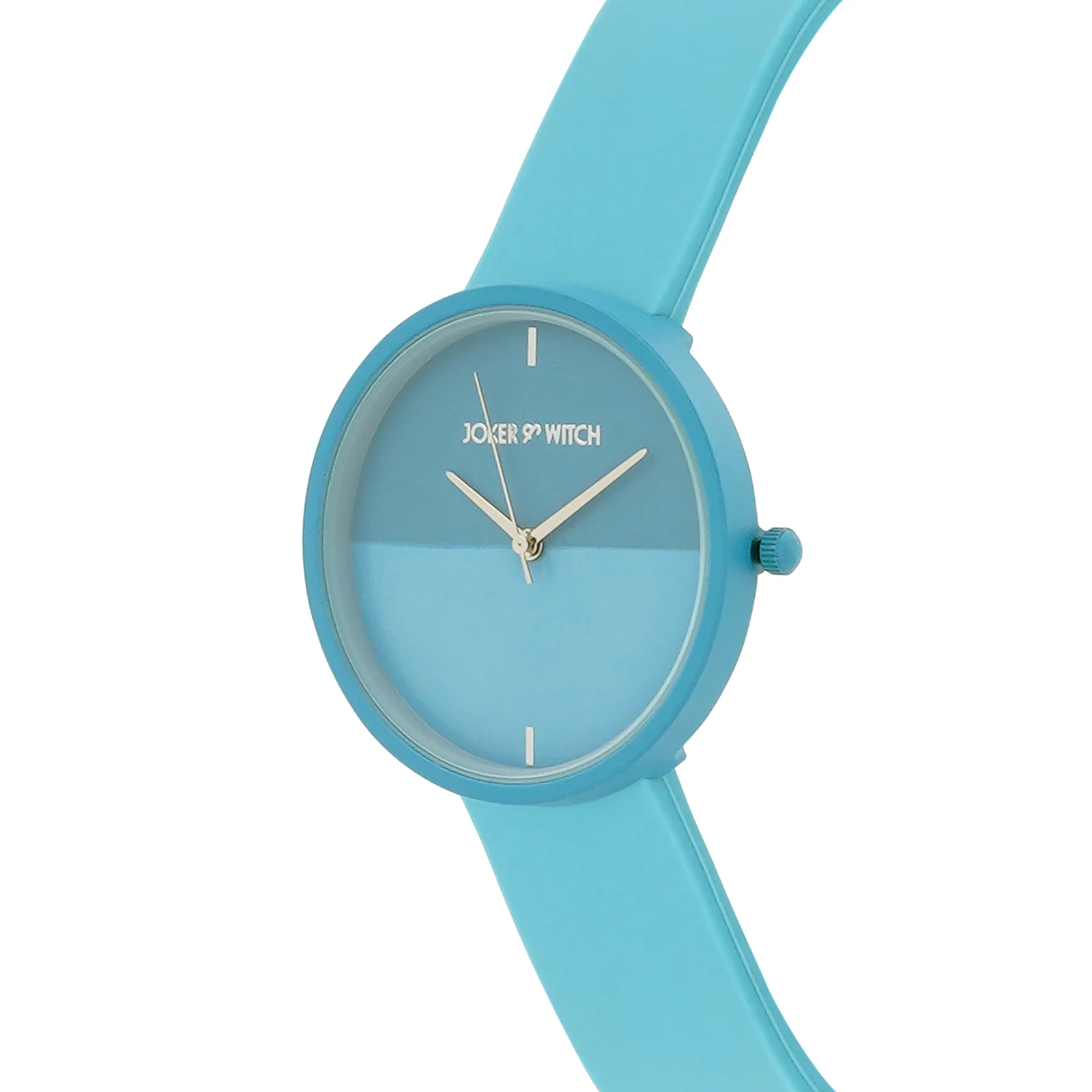 Duet Chroma Blue Large Dial Silicone Strap Unisex Watch - Image 4