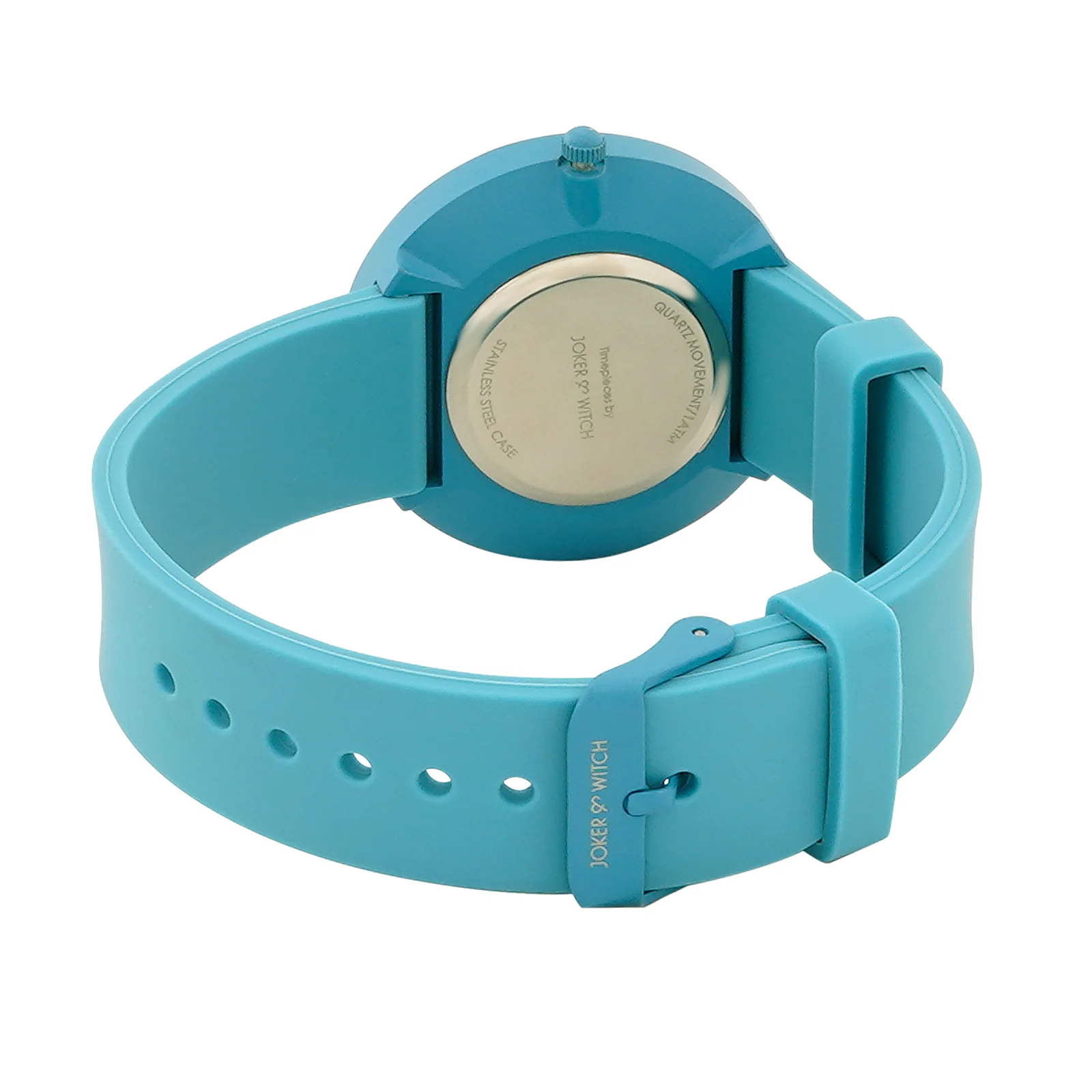 Duet Chroma Blue Large Dial Silicone Strap Unisex Watch - Image 6