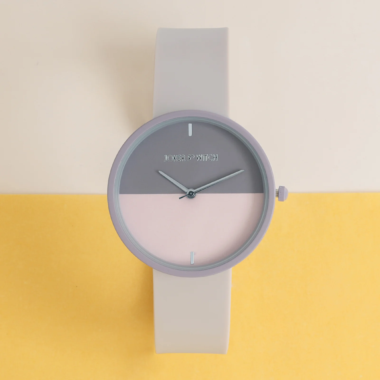 Duet Harmony Lavender Large Dial Silicone Strap Unisex Watch - Image 3