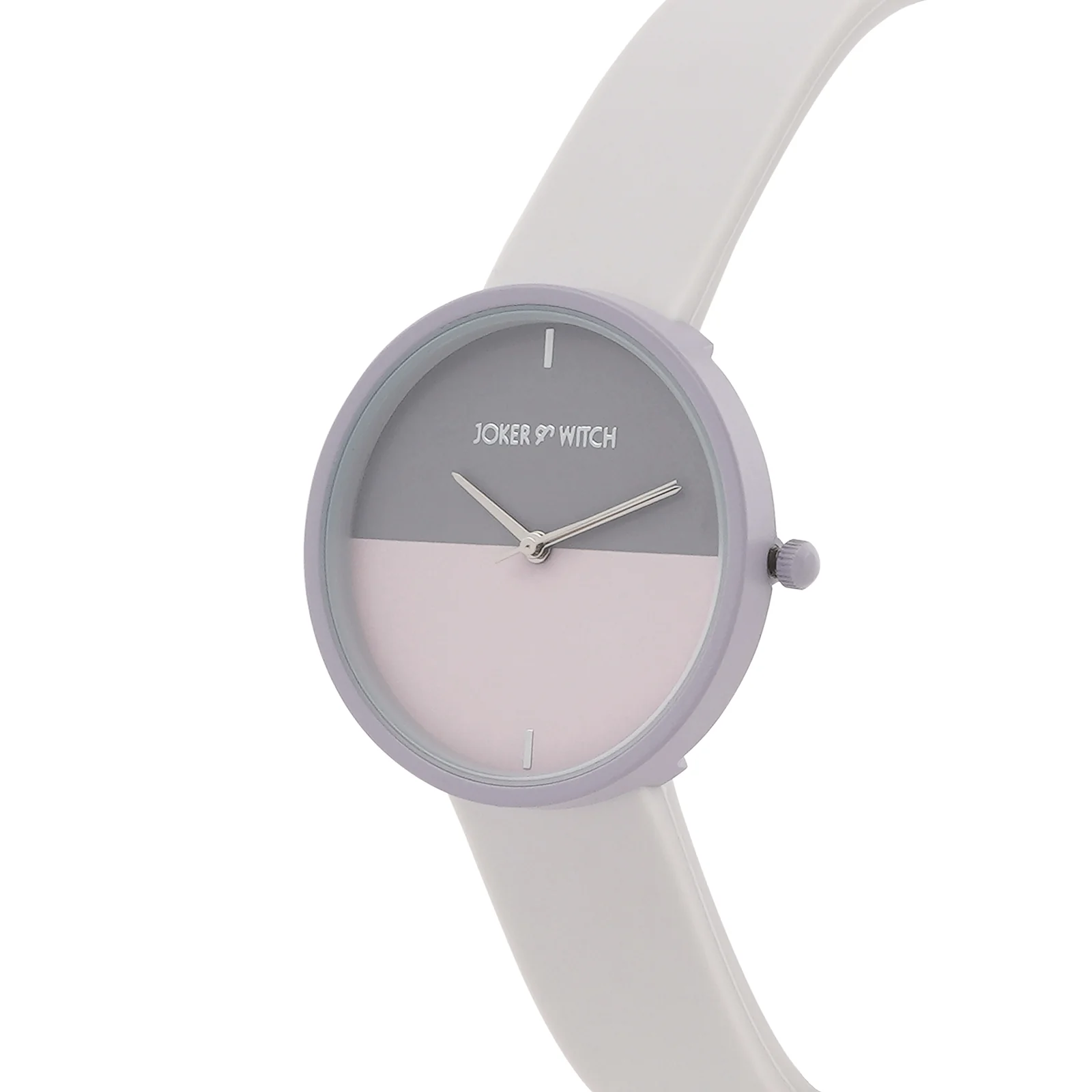 Duet Harmony Lavender Large Dial Silicone Strap Unisex Watch - Image 4