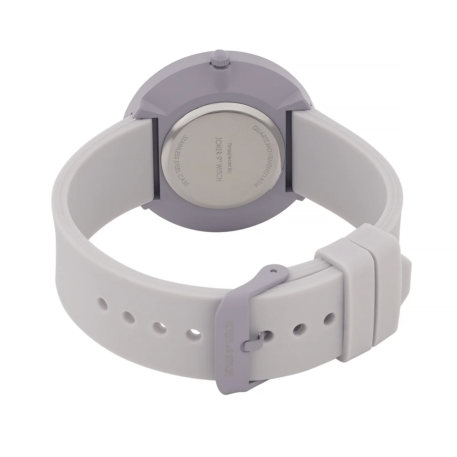 Duet Harmony Lavender Large Dial Silicone Strap Unisex Watch - Image 6